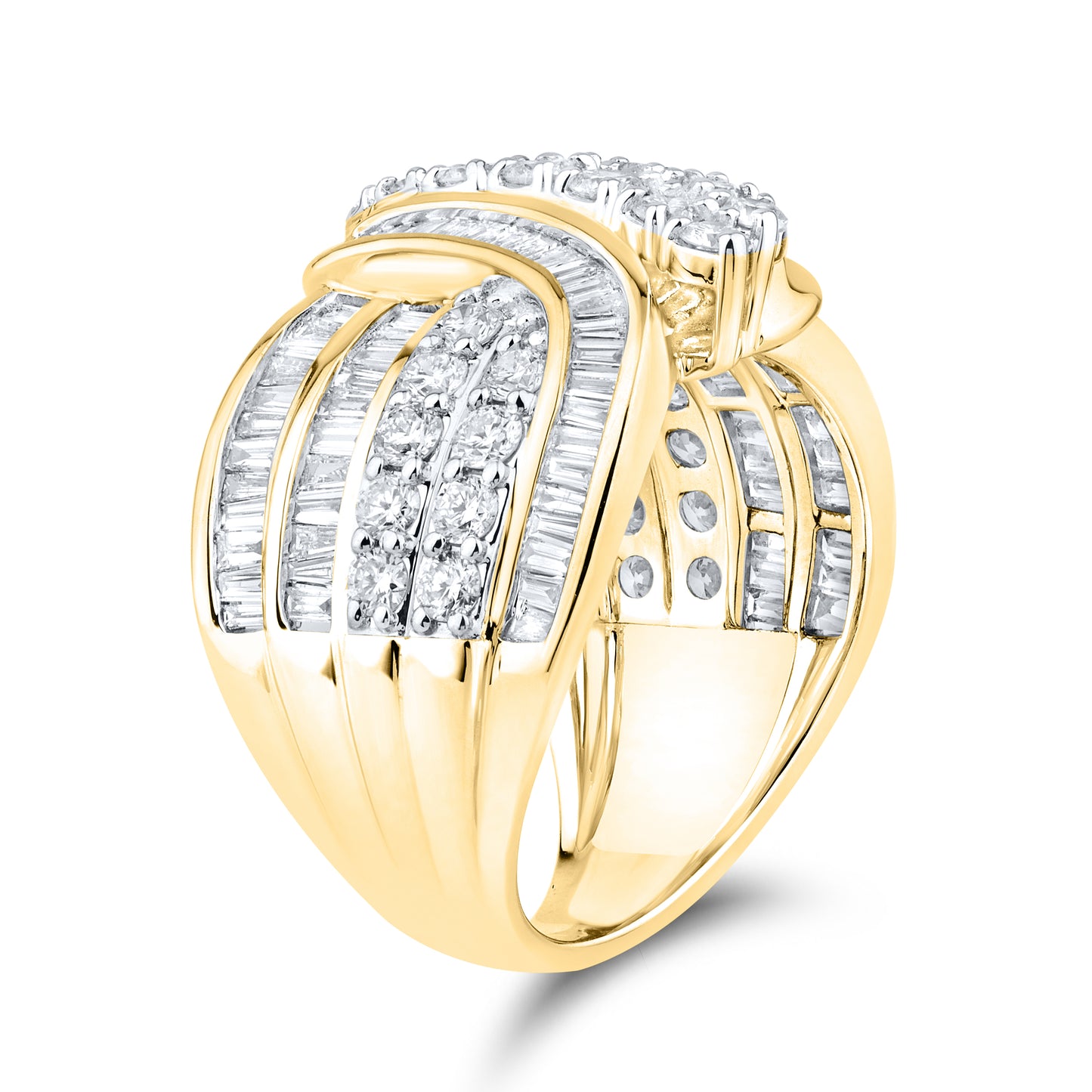 14kt Yellow Gold 2.04 CTW Lab Diamond Band