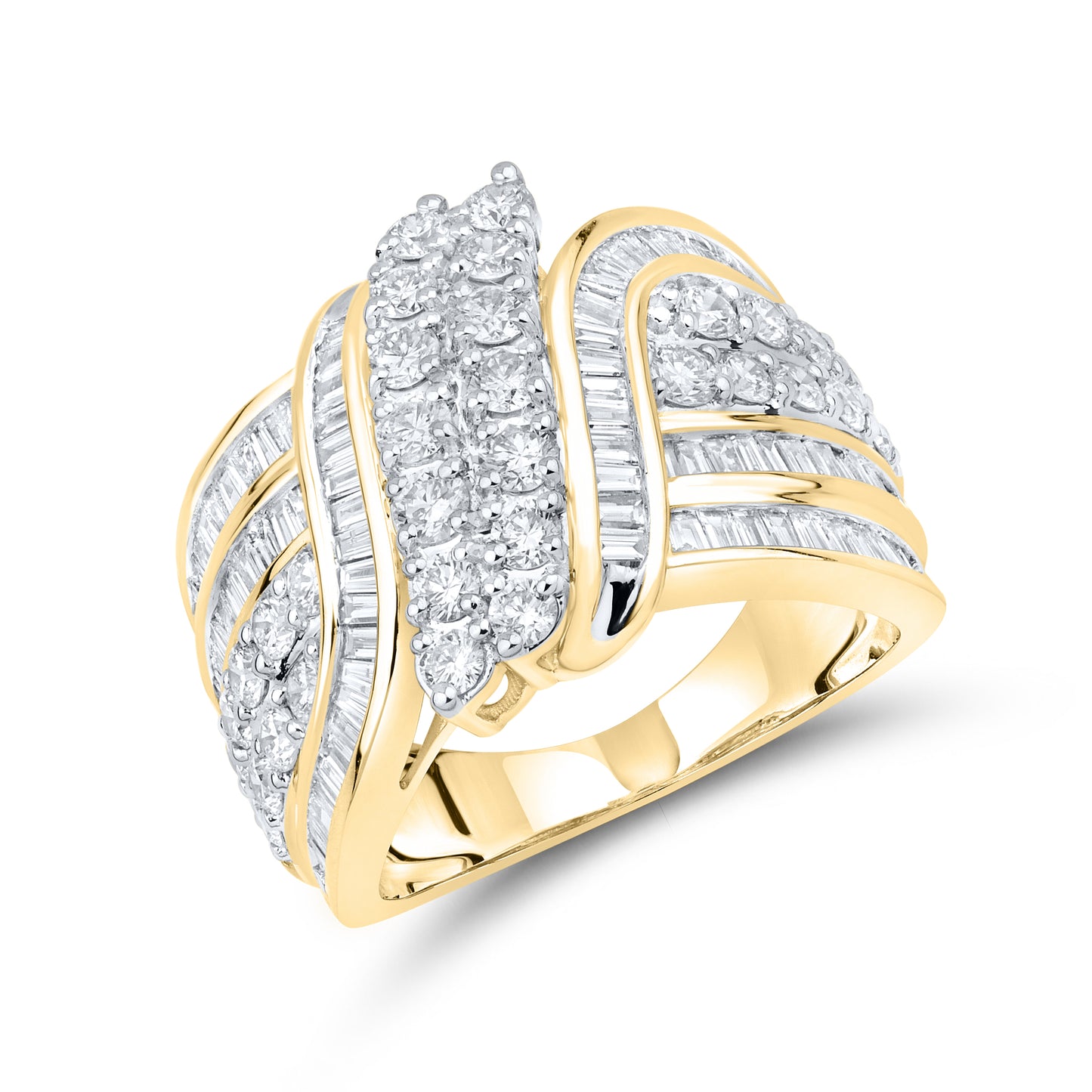 14kt Yellow Gold 2.04 CTW Lab Diamond Band