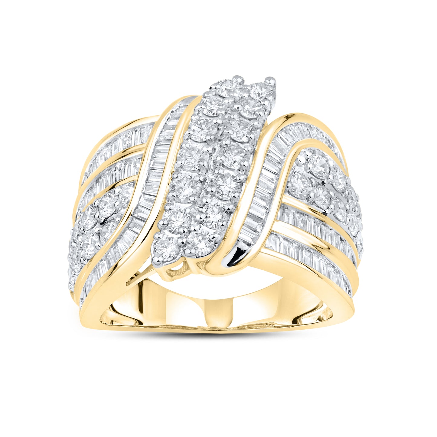 14kt Yellow Gold 2.04 CTW Lab Diamond Band