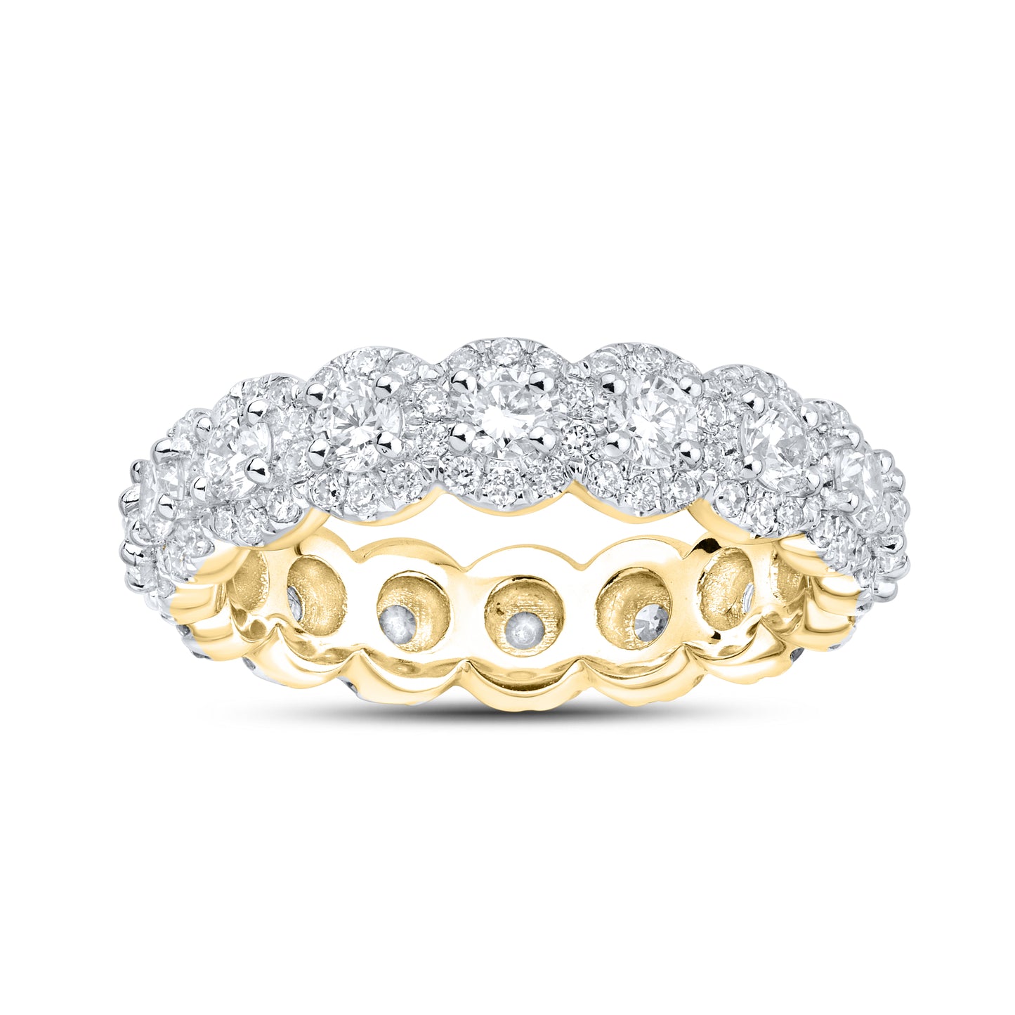 14kt Yellow Gold 2.02 CTW Eternity Lab Diamond Band