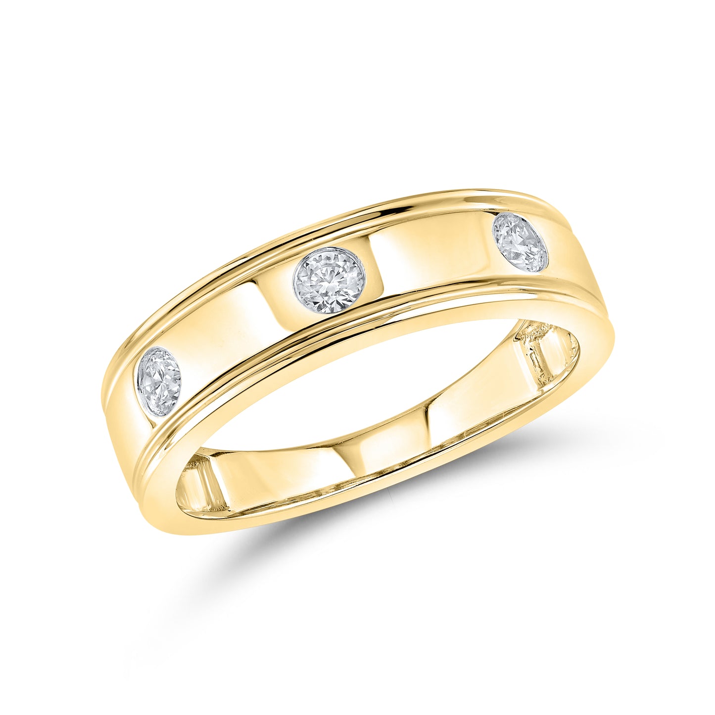 14kt Yellow Gold 0.21 CTW Lab Diamond Ring