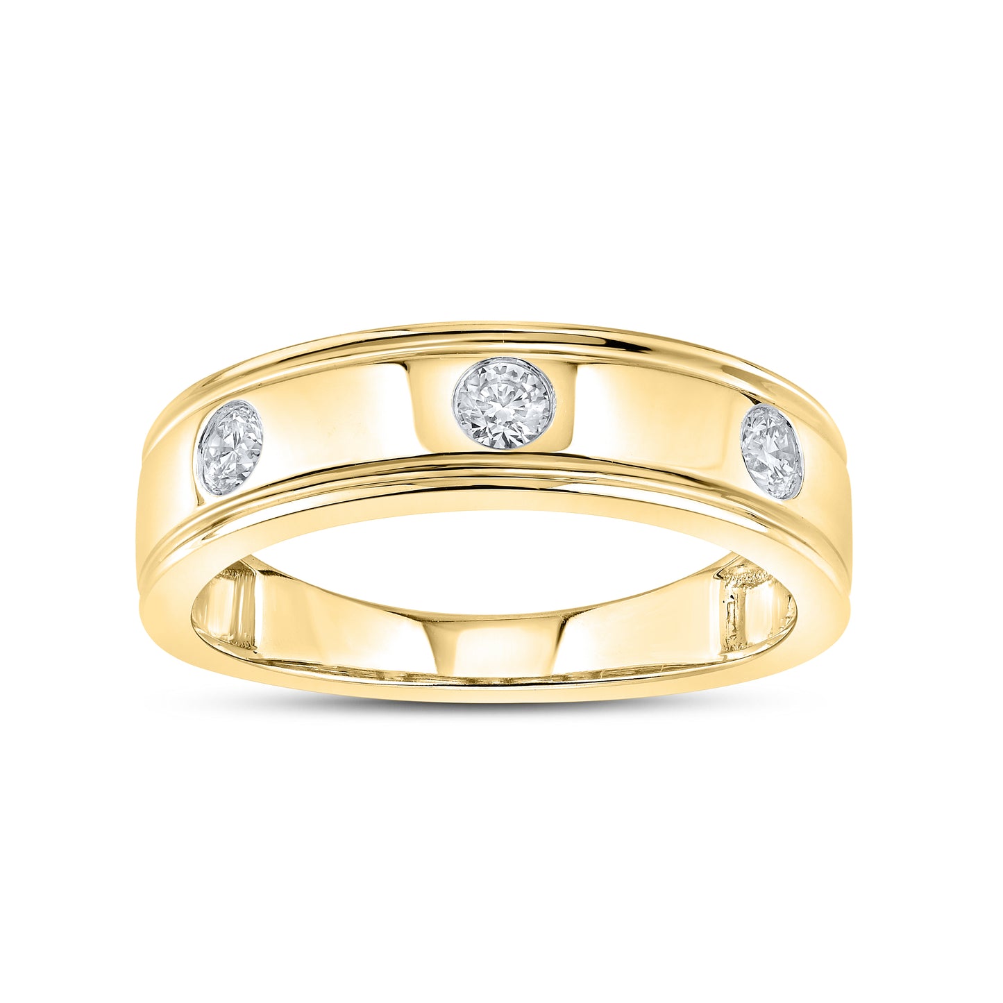 14kt Yellow Gold 0.21 CTW Lab Diamond Ring