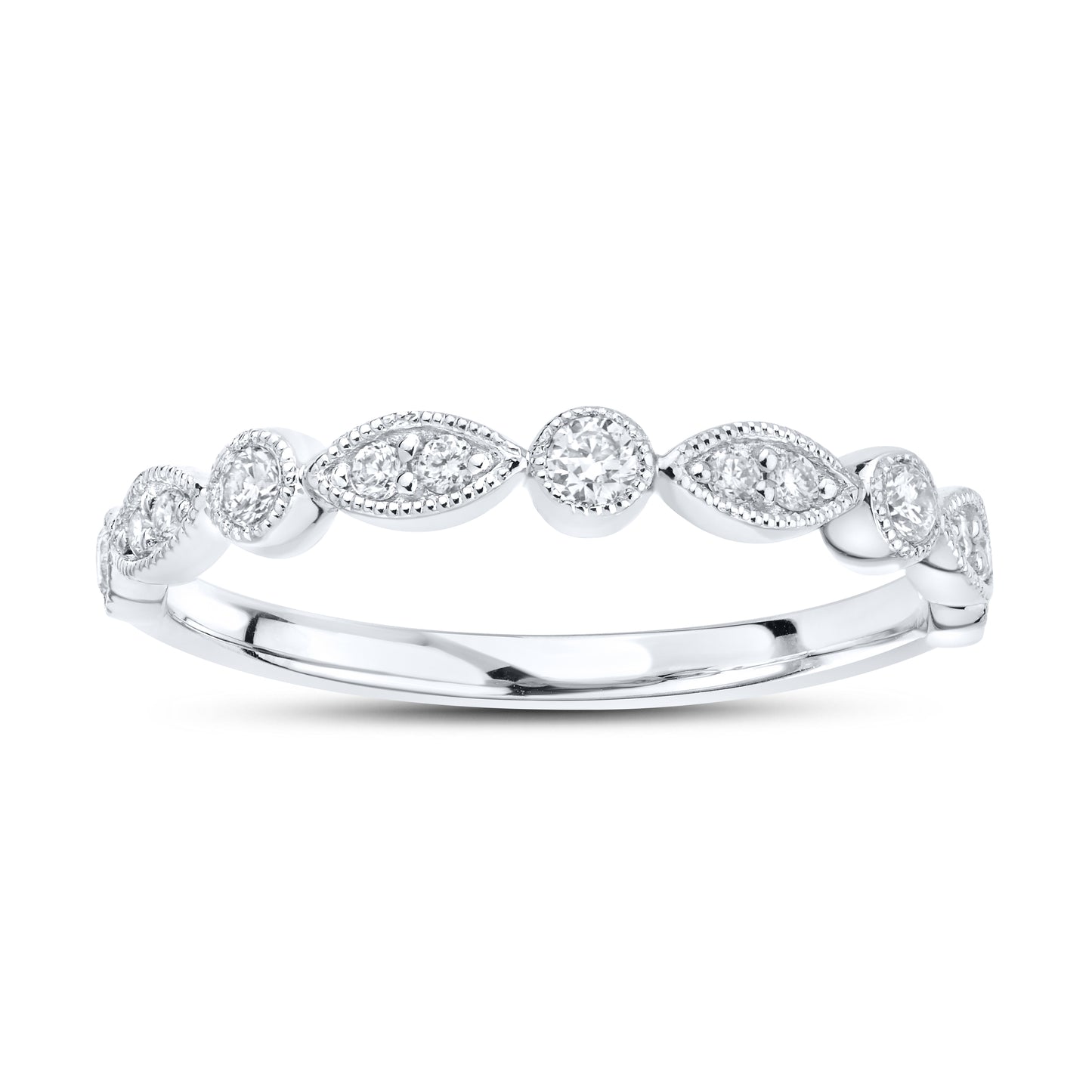 14kt White Gold 0.21 CTW Lab Diamond Band
