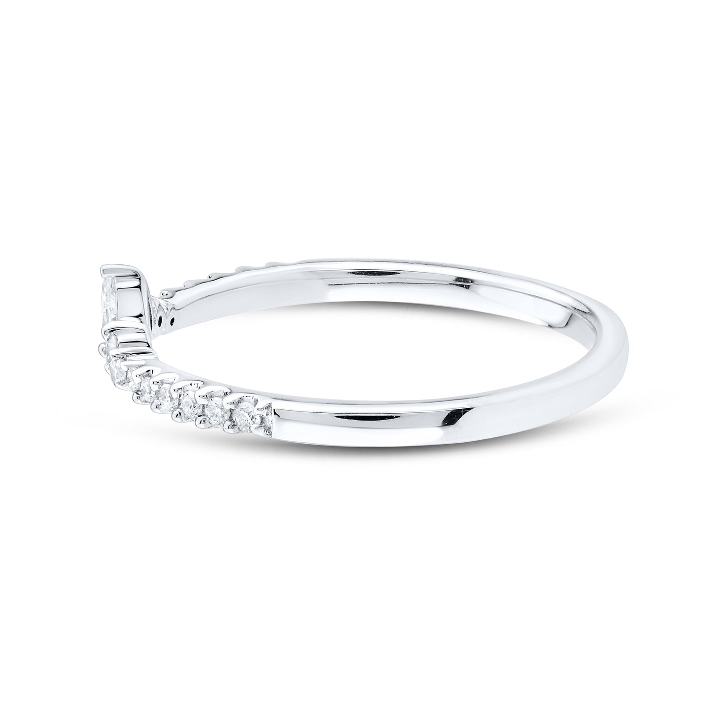 14kt White Gold 0.21 CTW Lab Diamond Band