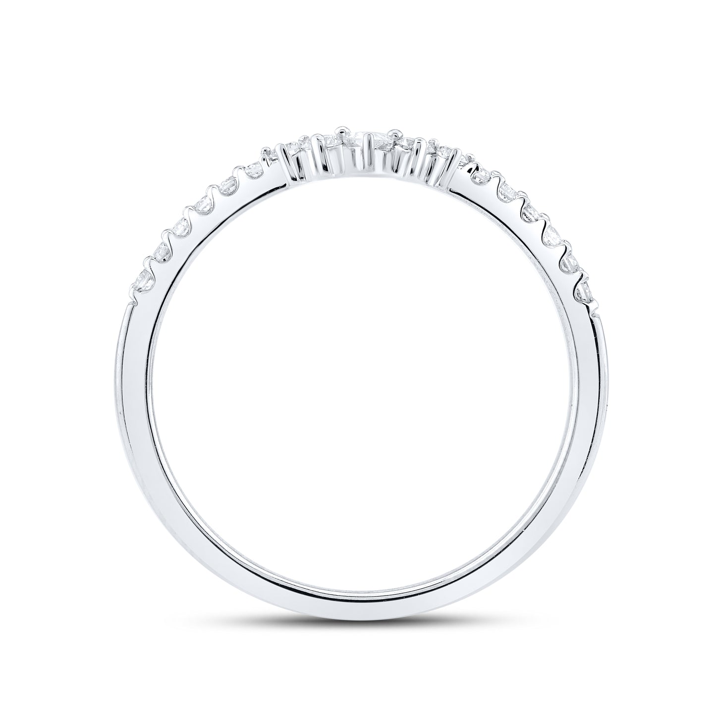 14kt White Gold 0.21 CTW Lab Diamond Band