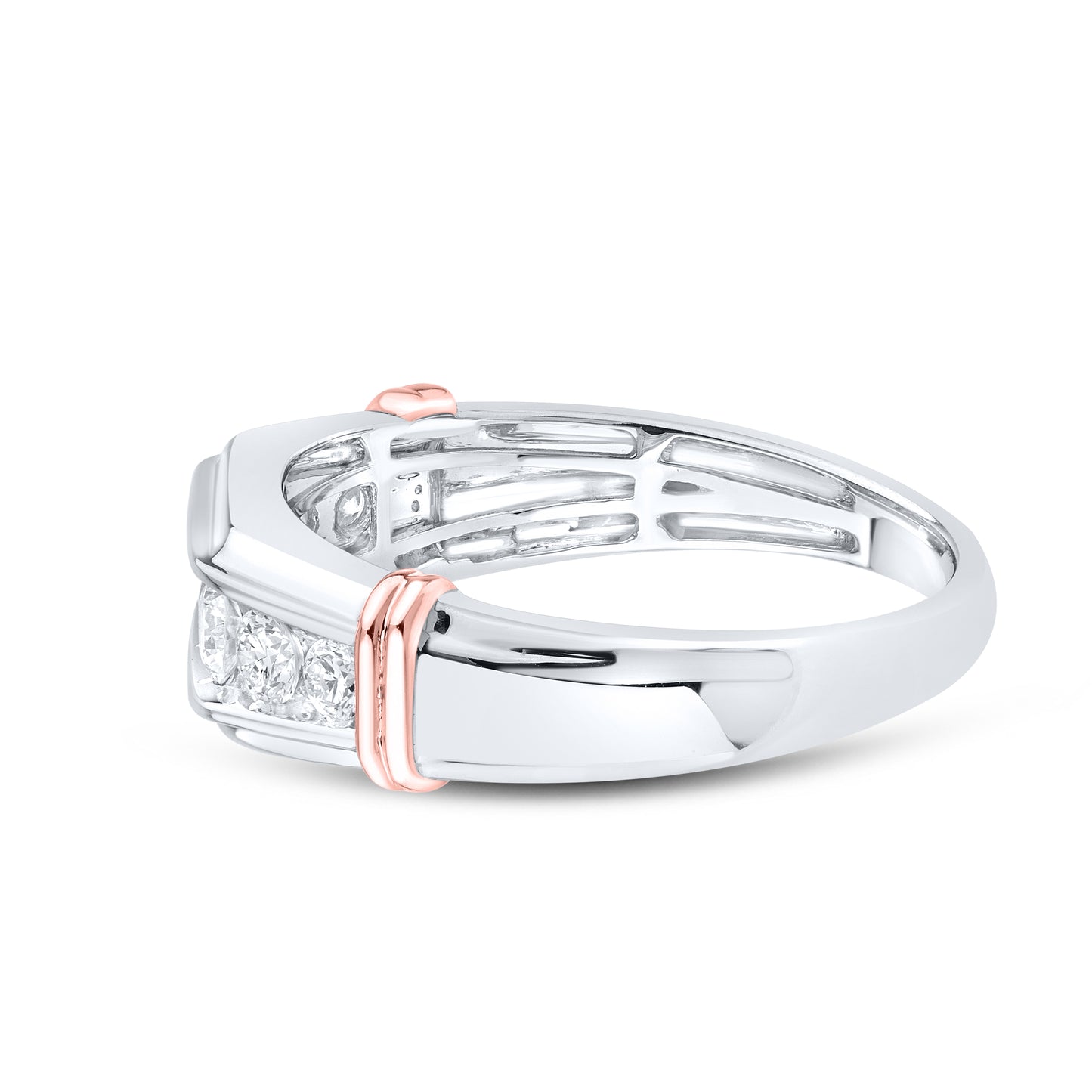 14kt White Gold 0.75 CTW Mens Lab Diamond Ring