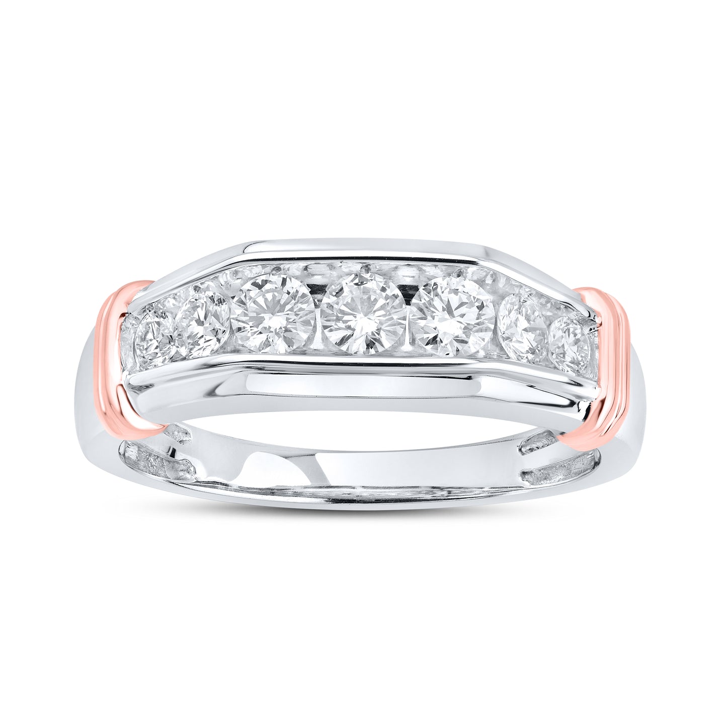 14kt White Gold 0.75 CTW Mens Lab Diamond Ring