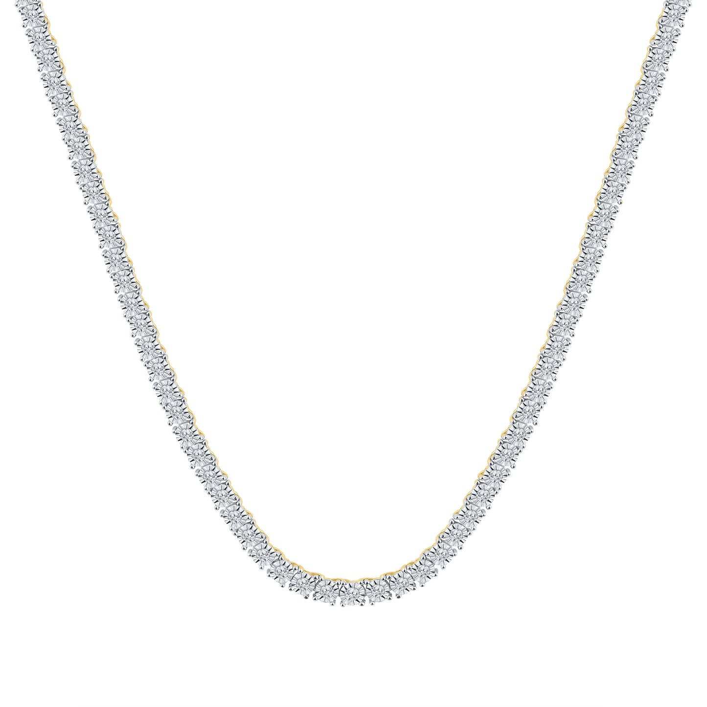 10kt yellow gold 1.40ctw Tennis Chain