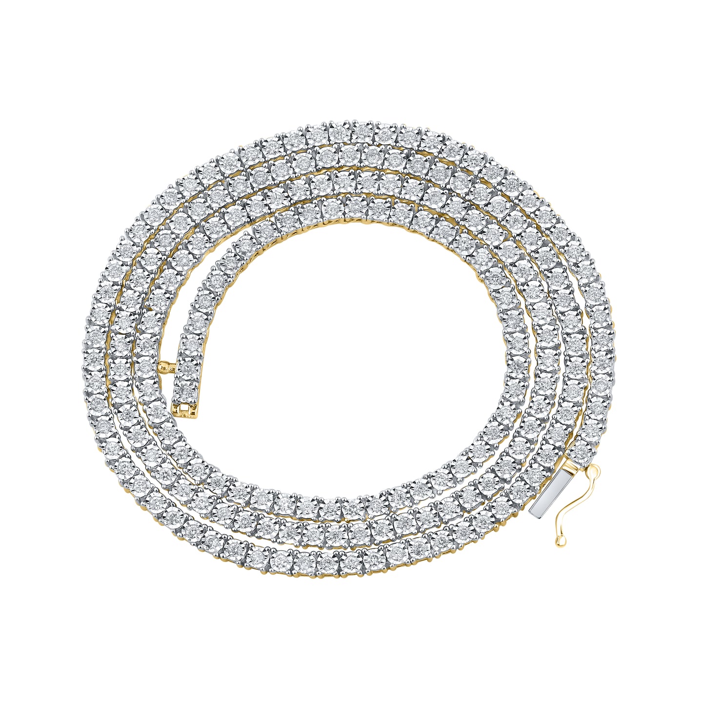 10kt yellow gold 1.40ctw Tennis Chain
