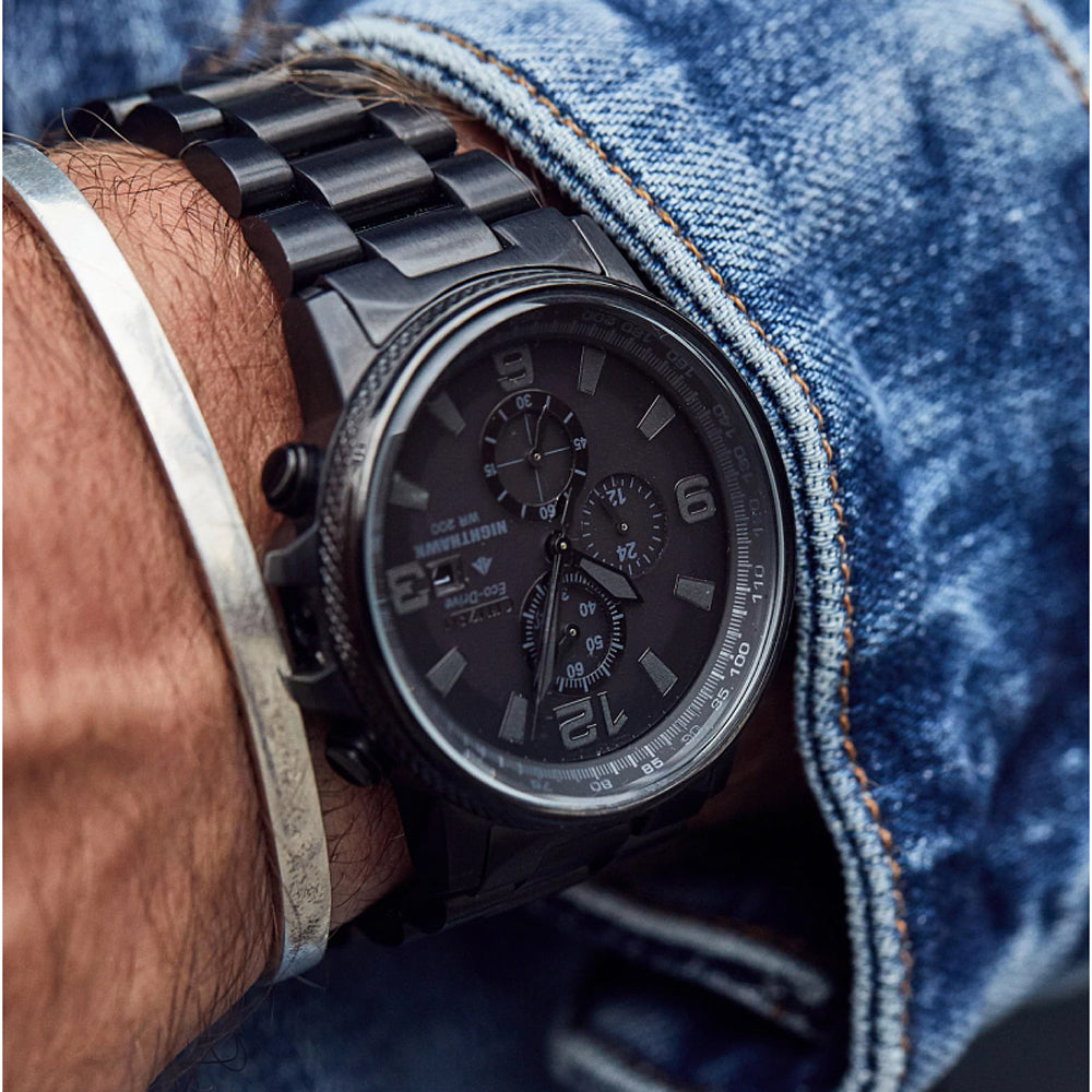 Citizen ECO DRIVE MEN’S BLACK NIGHTHAWK WATCH