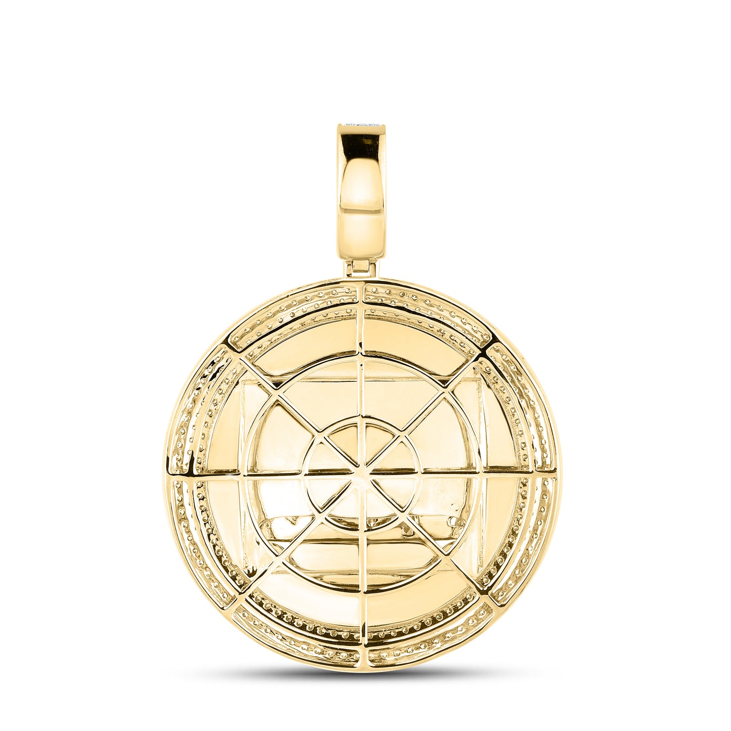 10kt Yellow Gold 1.24 CTW Diamond Last Supper Charm