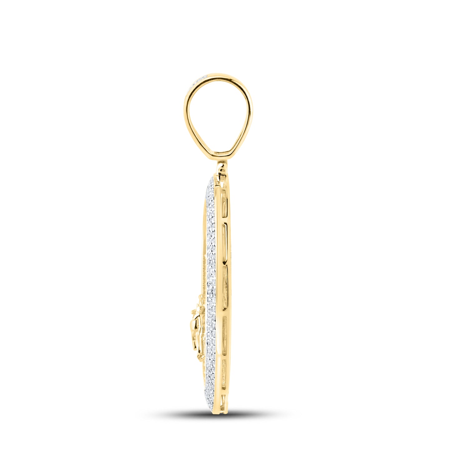 10kt Yellow Gold 1.24 CTW Diamond Last Supper Charm