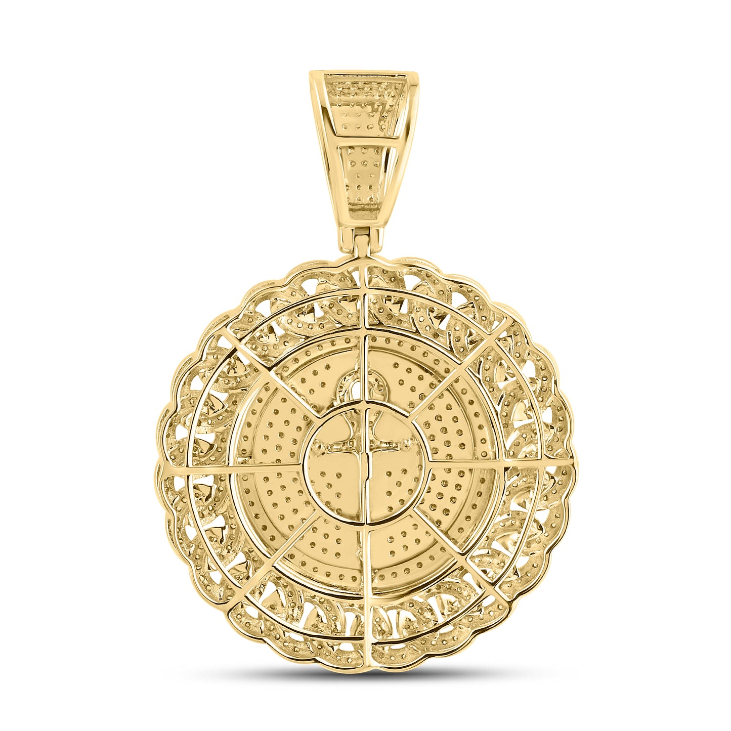 10kt yellow gold 1.34ctw Diamond Charm