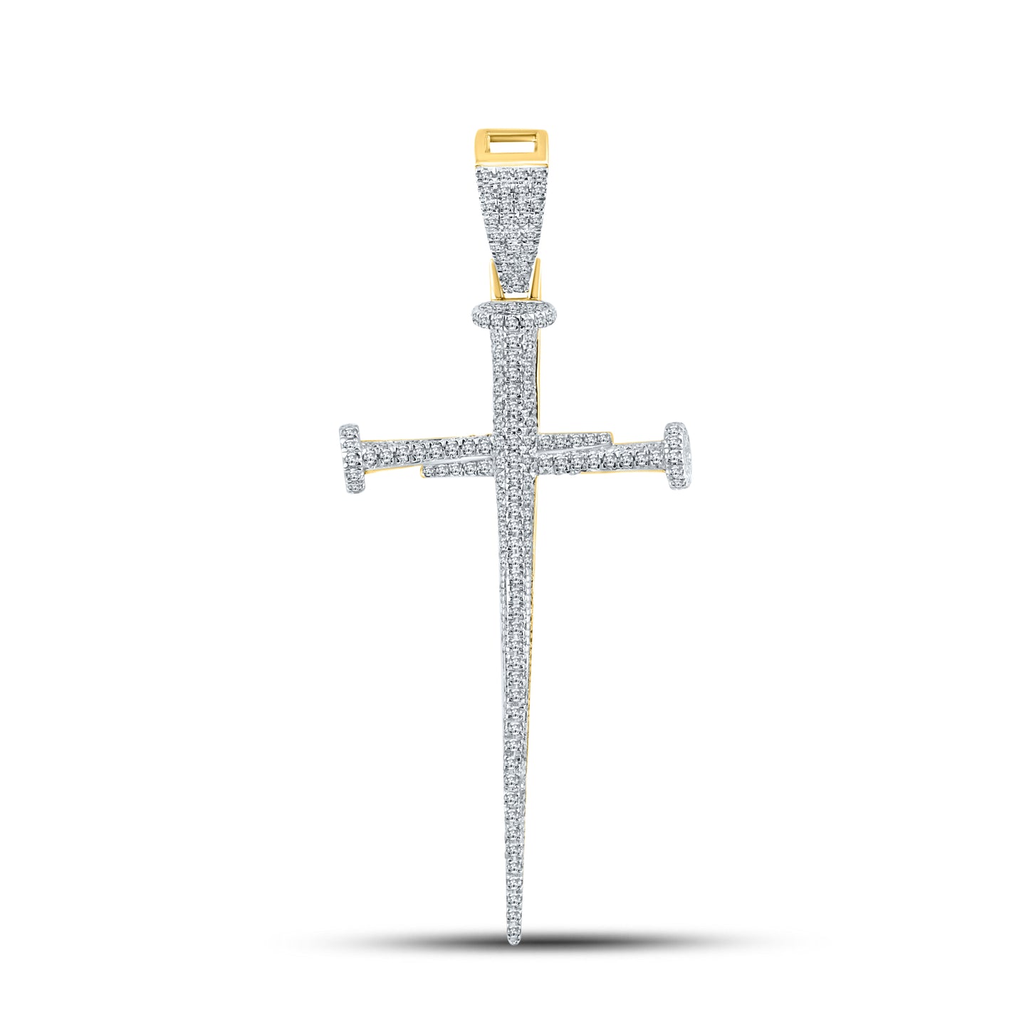 10kt Yellow Gold 0.60 CTW Diamond Charm