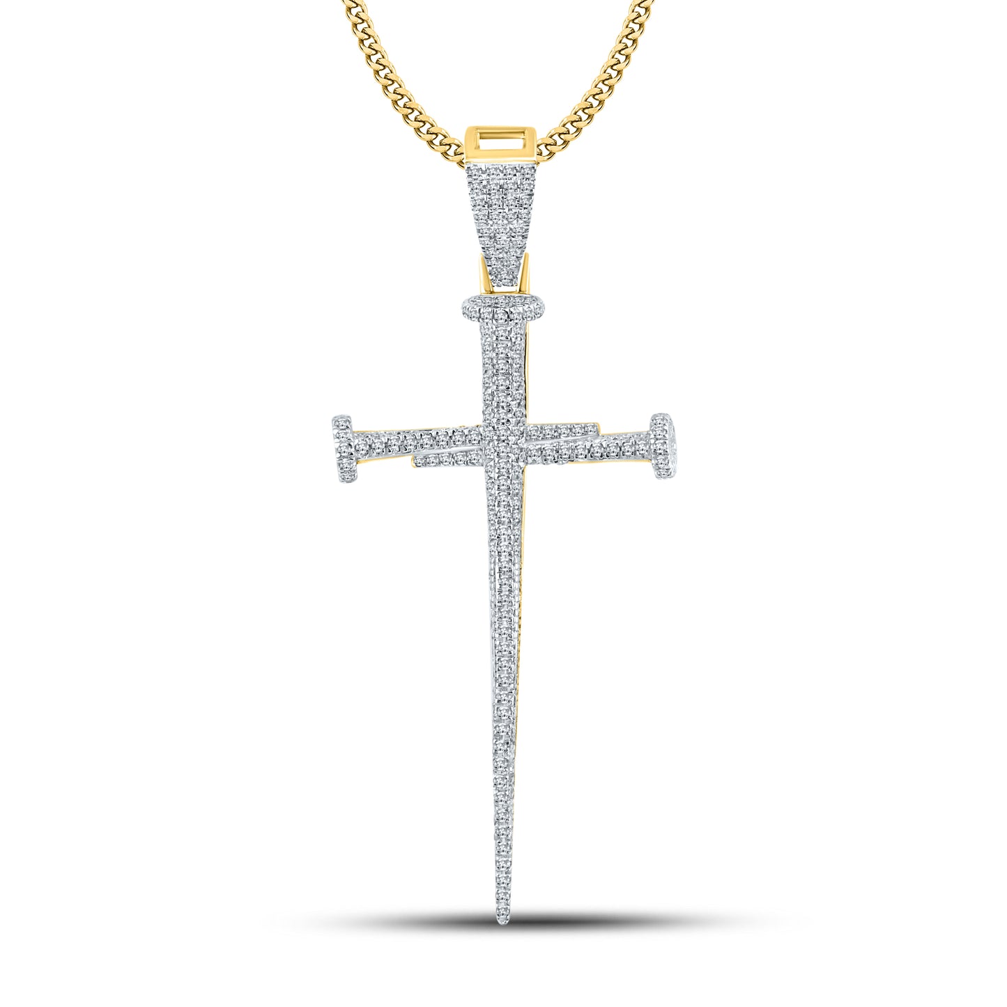 10kt Yellow Gold 0.60 CTW Diamond Charm