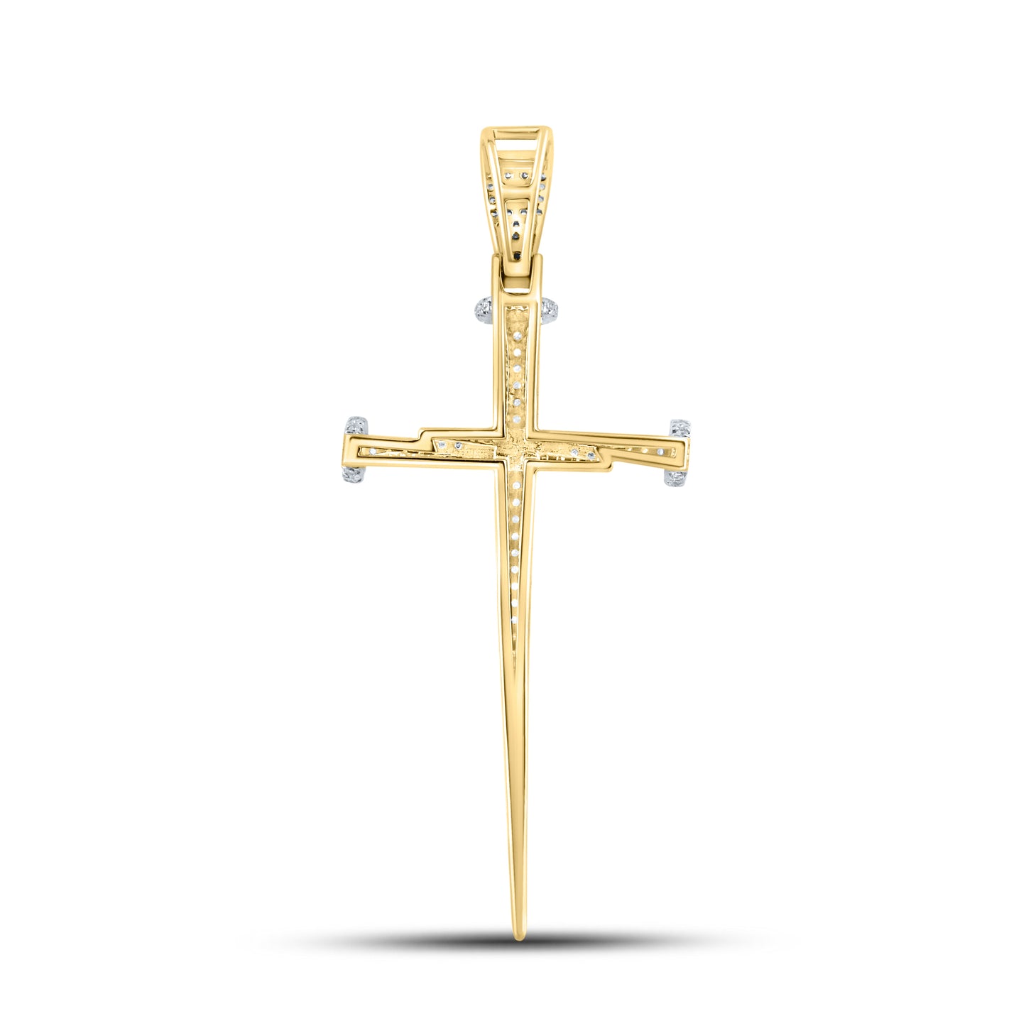 10kt Yellow Gold 0.60 CTW Diamond Charm