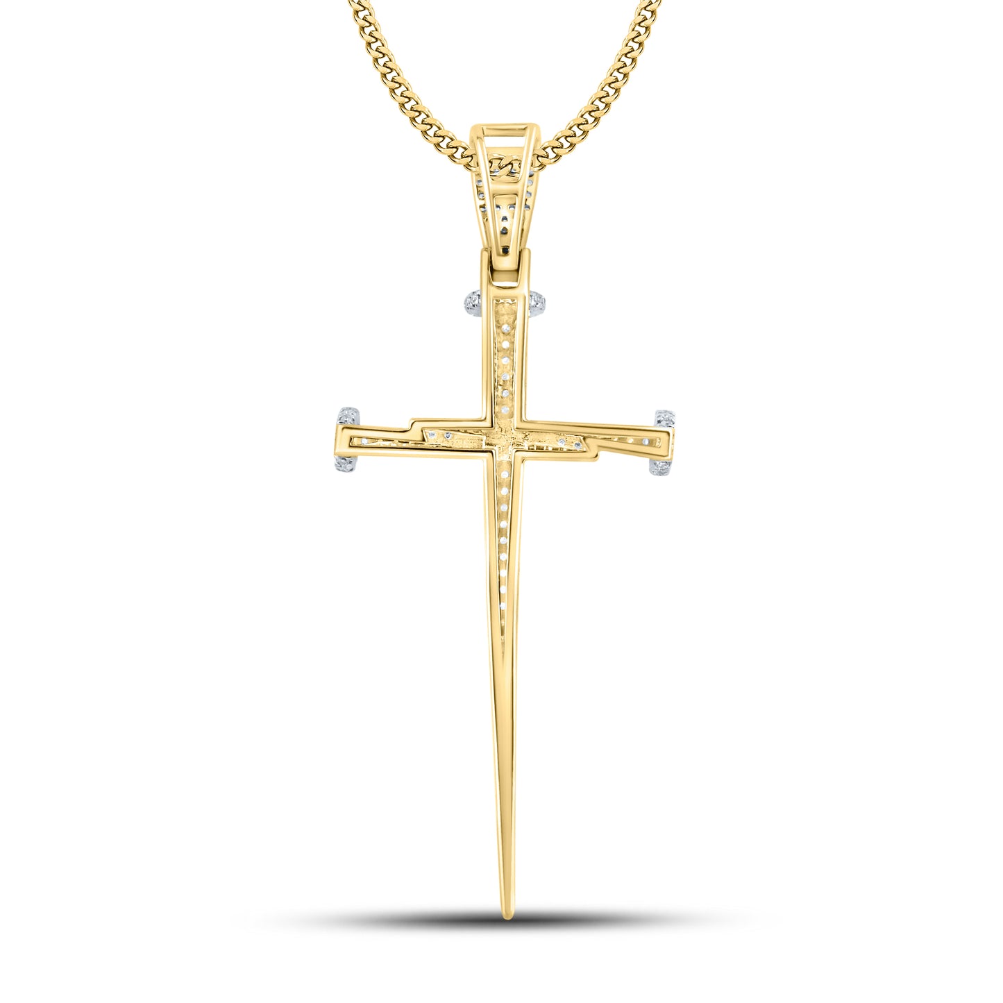 10kt Yellow Gold 0.60 CTW Diamond Charm