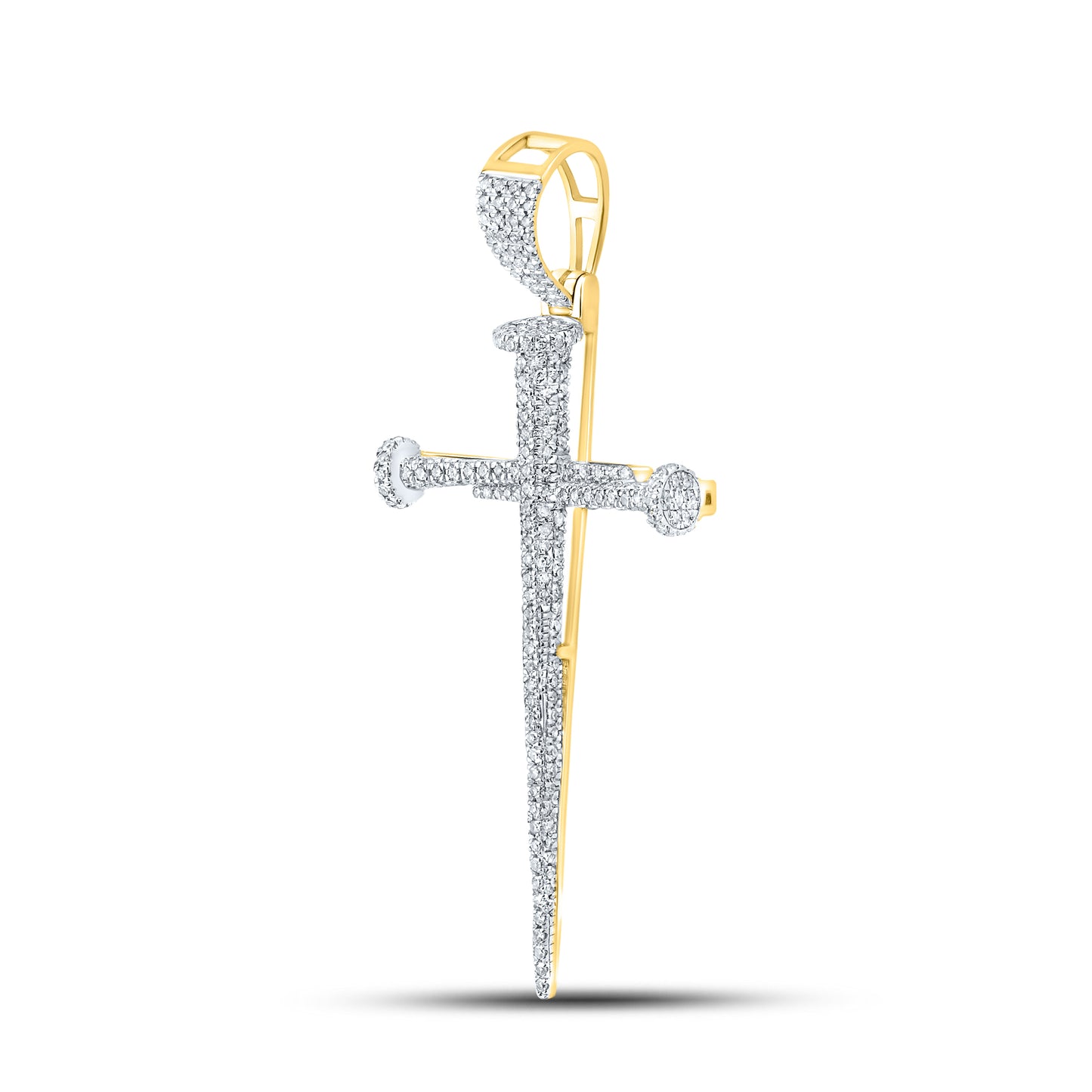 10kt Yellow Gold 0.60 CTW Diamond Charm