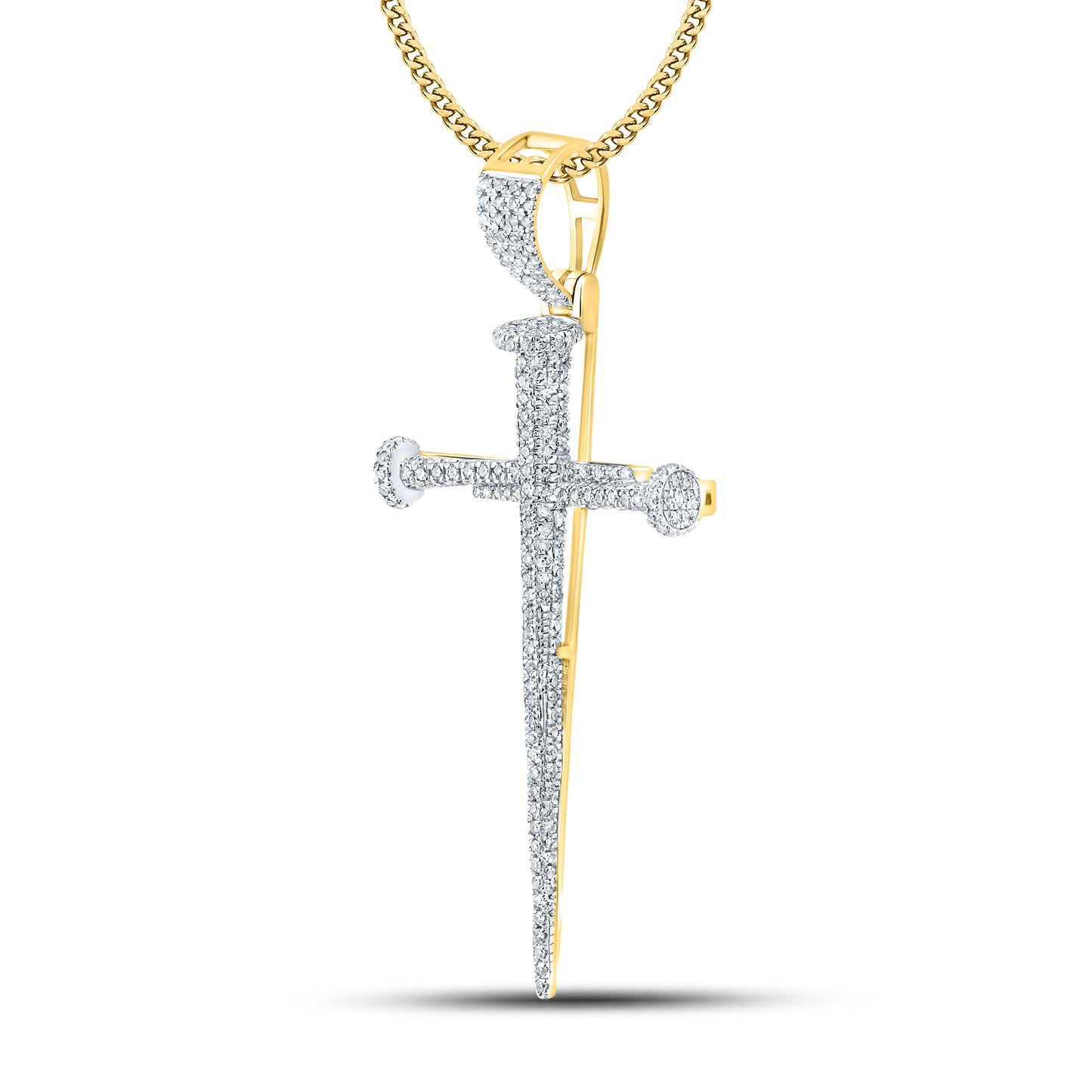 10kt Yellow Gold 0.60 CTW Diamond Charm