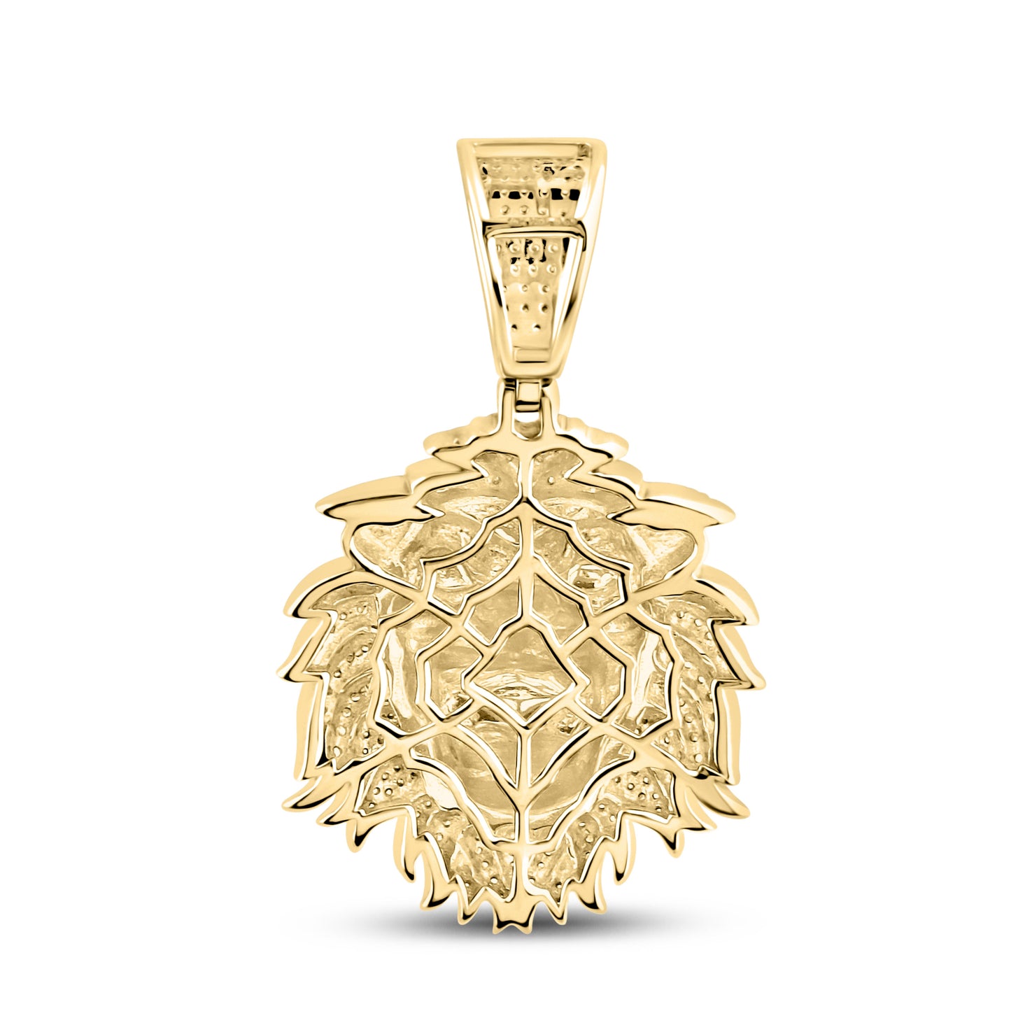 10kt Yellow Gold 0.59 CTW Lion Diamond Charm