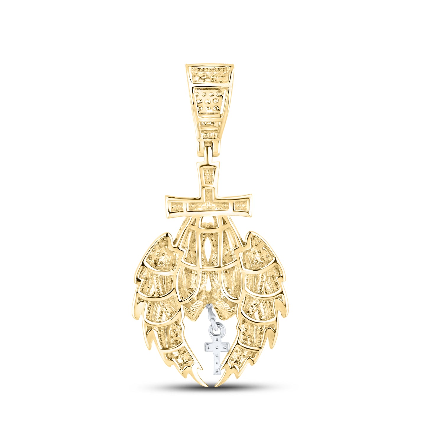 10kt Yellow Gold 0.90 CTW Diamond Charm