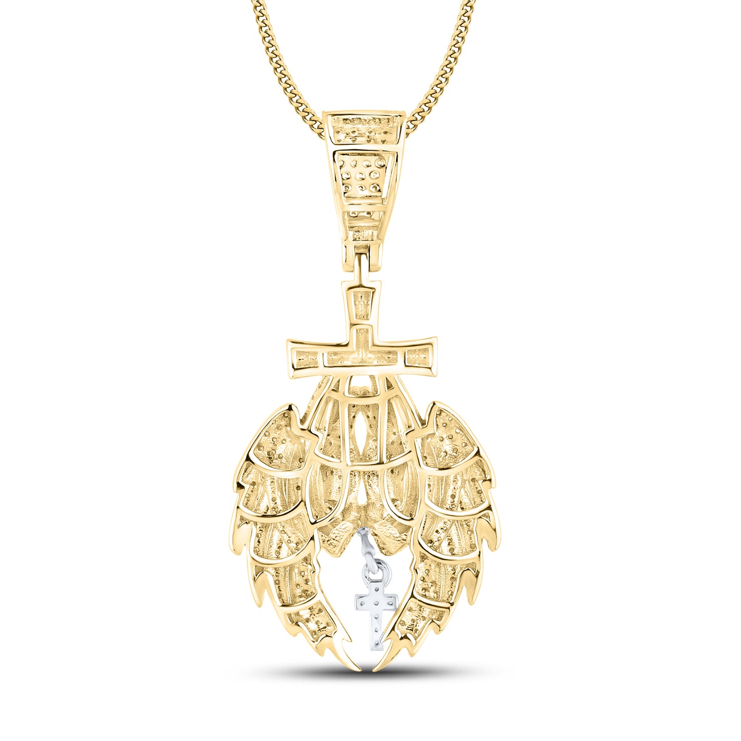 10kt Yellow Gold 0.90 CTW Diamond Charm