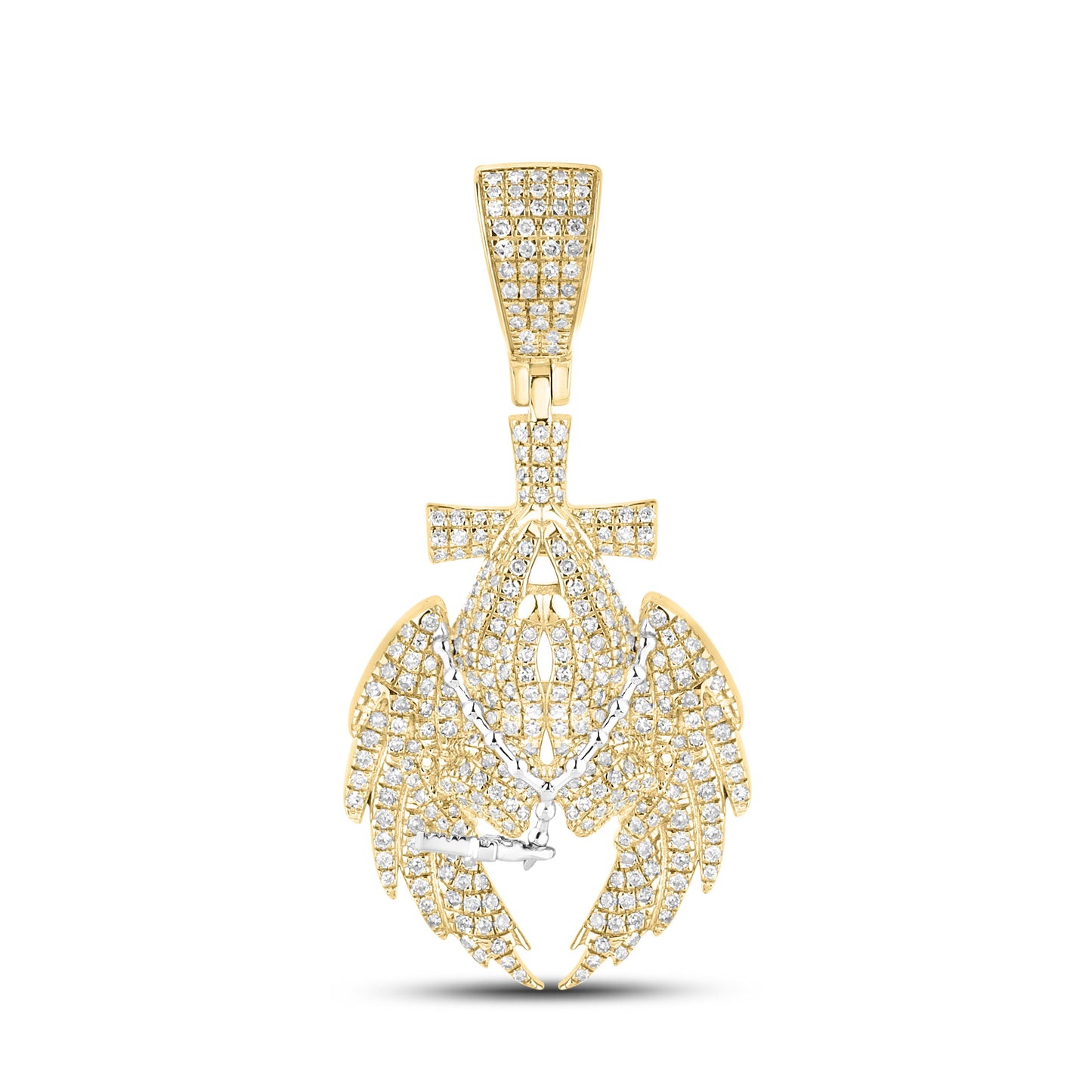 10kt Yellow Gold 0.90 CTW Diamond Charm