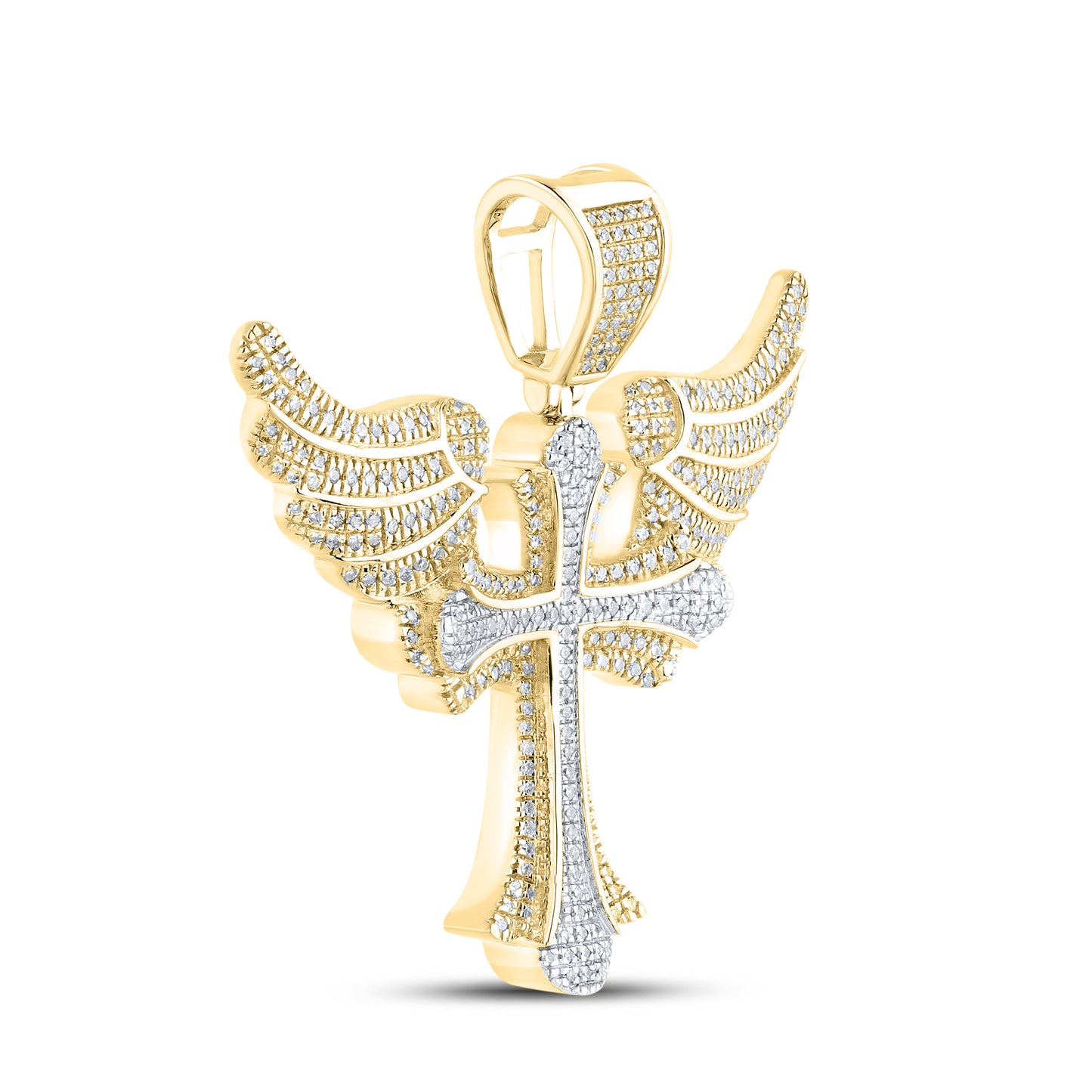 10kt Yellow Gold 0.79 CTW Diamond Charm