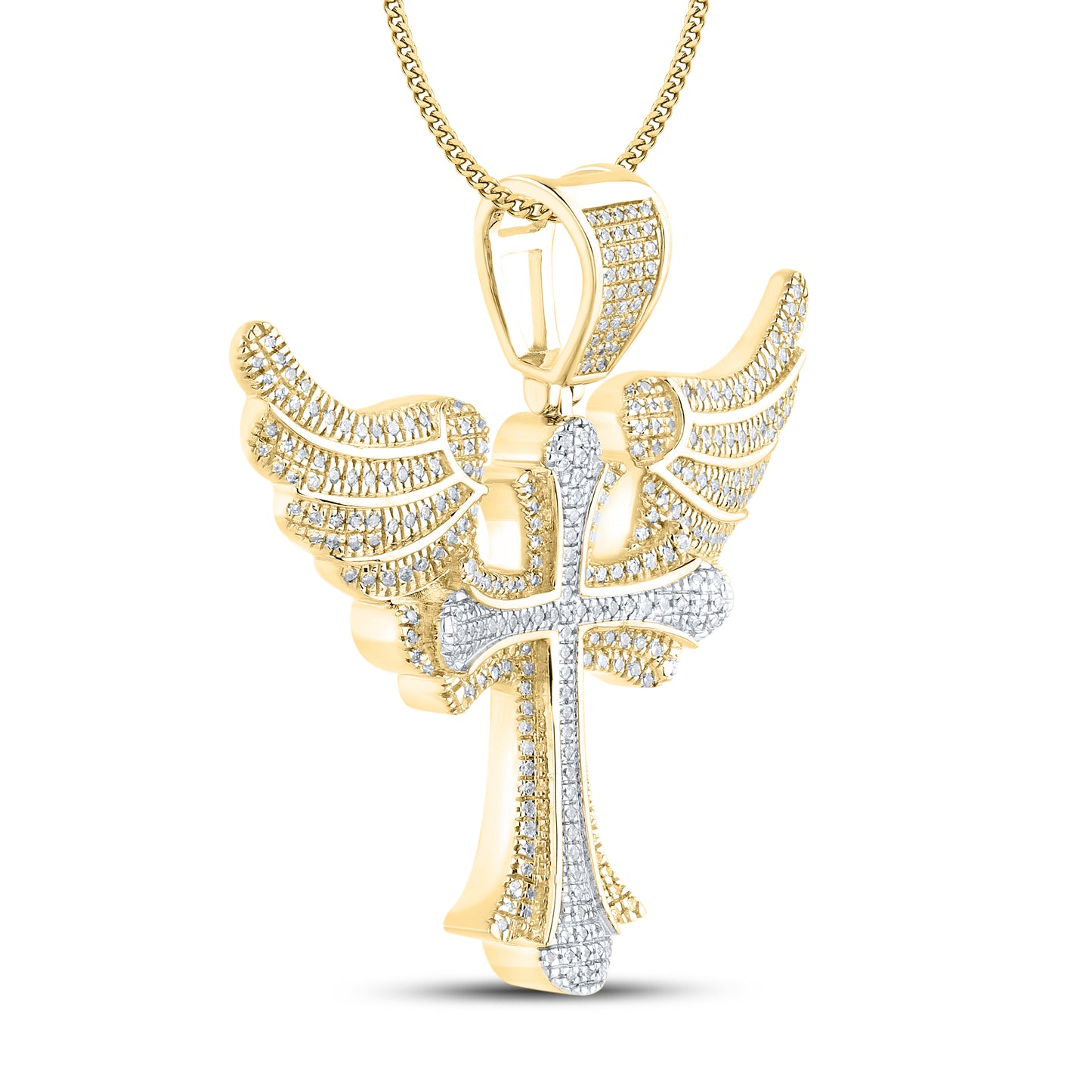 10kt Yellow Gold 0.79 CTW Diamond Charm