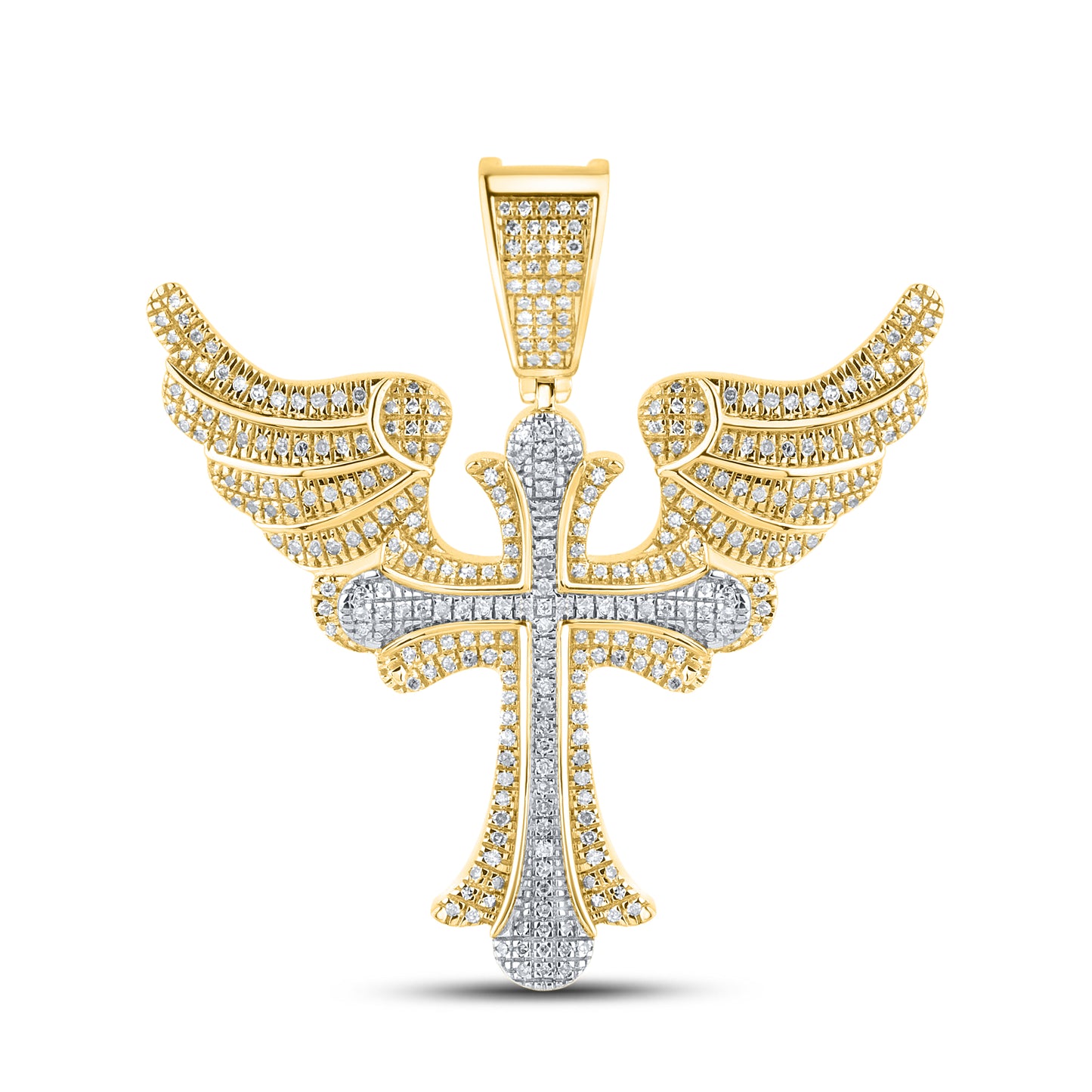10kt Yellow Gold 0.79 CTW Diamond Charm