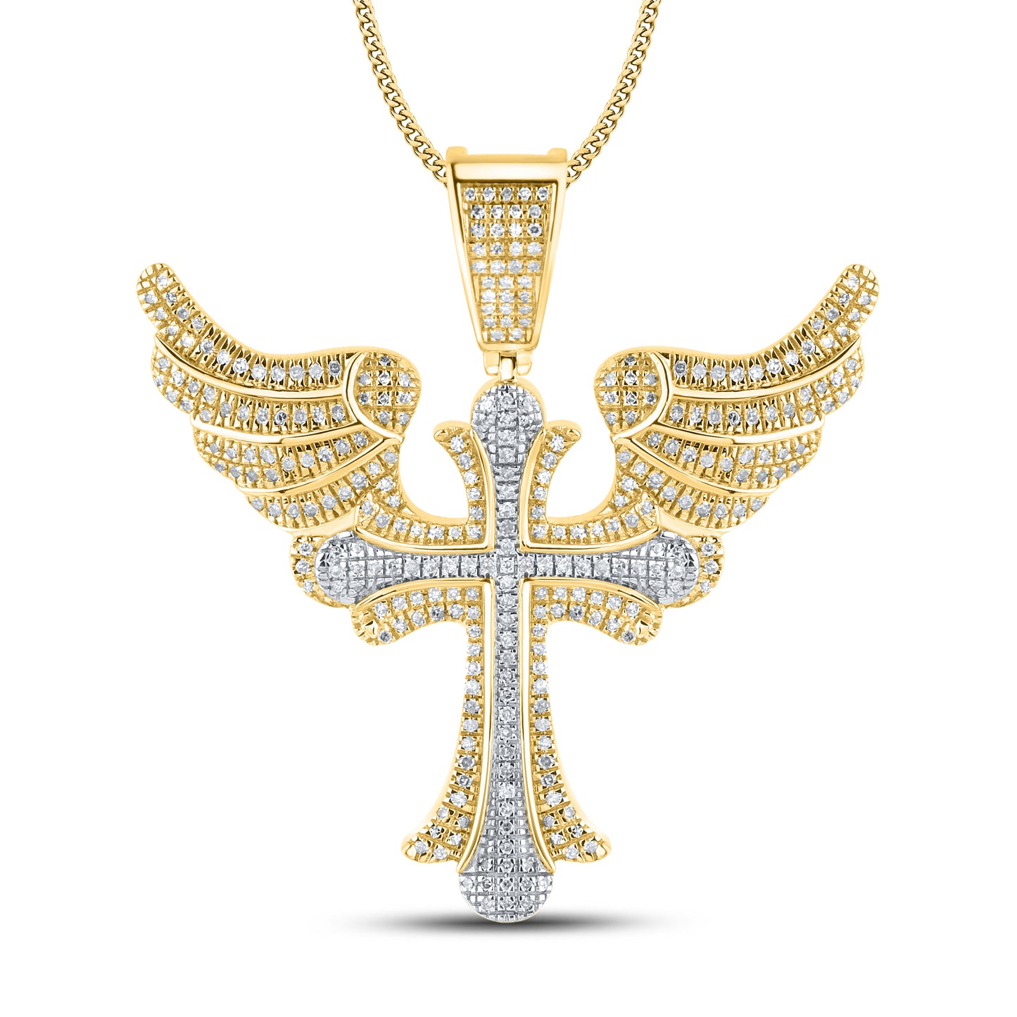 10kt Yellow Gold 0.79 CTW Diamond Charm