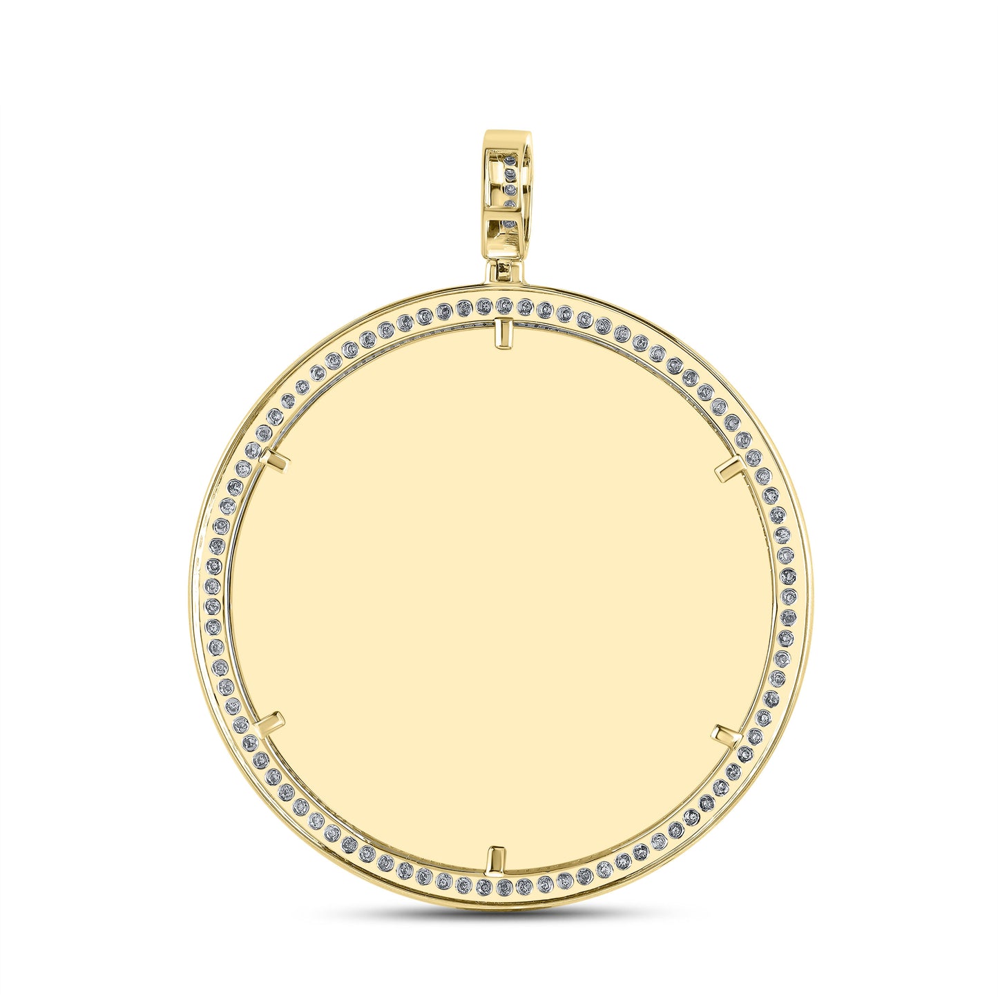 10kt yellow gold 1.25ctw Picture Diamond Charm