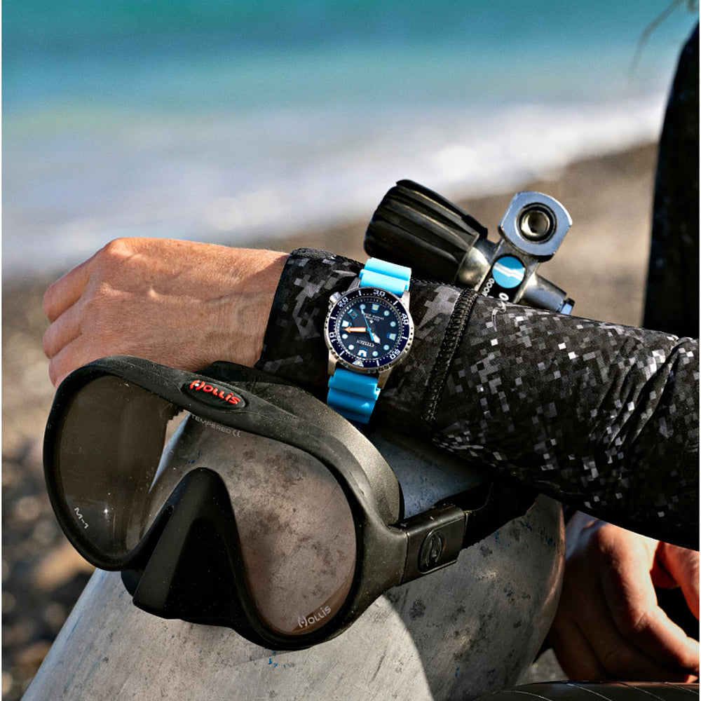 CITIZEN ECO-DRIVE PROMASTER DIVE WATCH Blue Dial