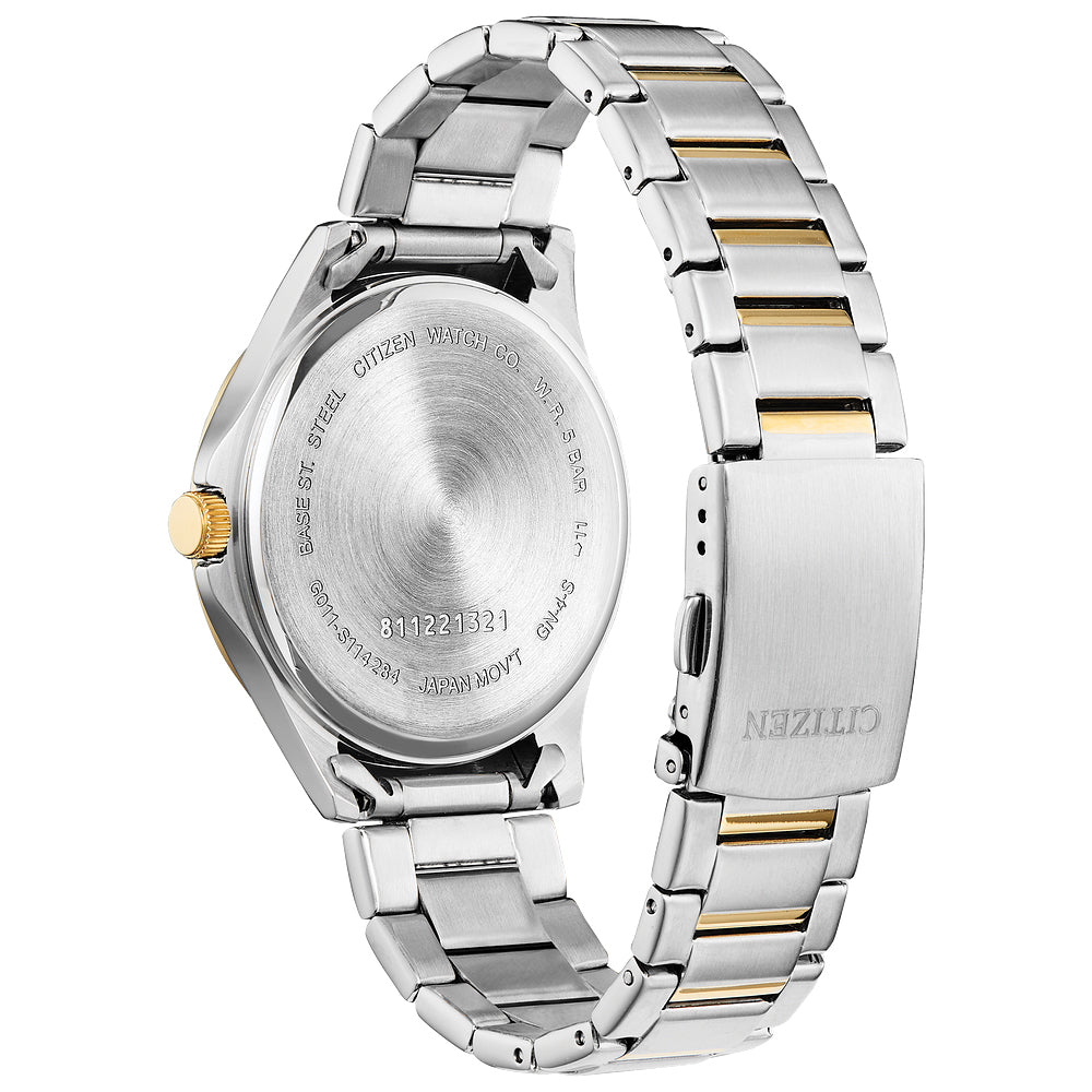 MEN QUARTZ WR50 SST BRAC SLVR