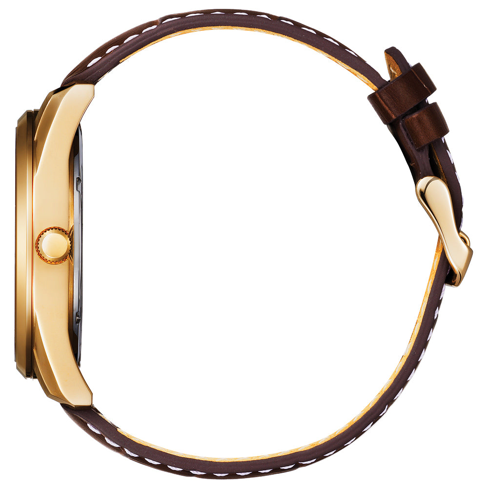 MEN QUARTZ WR100 SSRG STRA BLCK