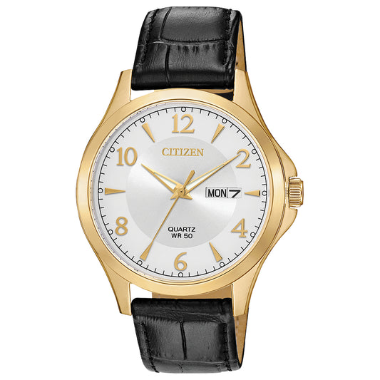 MEN QUARTZ WR50 SSG STRA SLVR