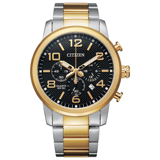 MEN QUARTZ WR50 SST BRAC BLCK