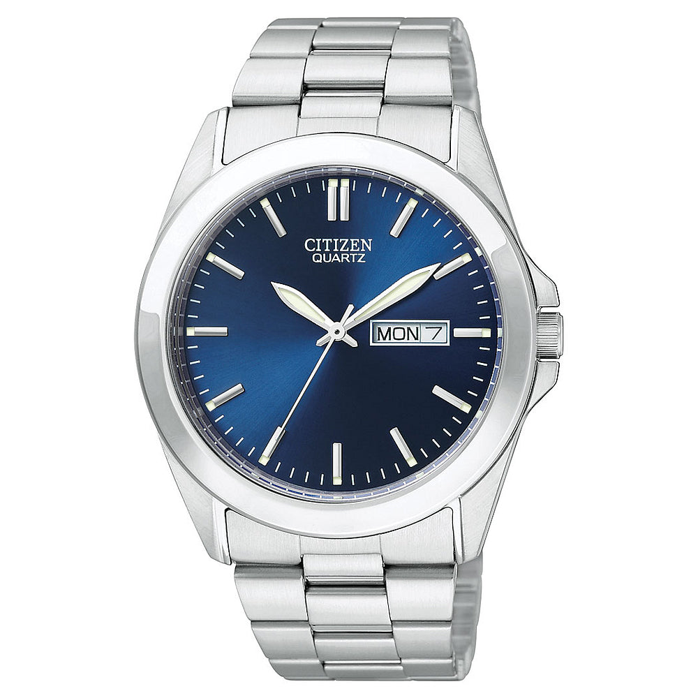 Citizen® Men's Blue Dial Stainless Steel Watch BF0580-57L