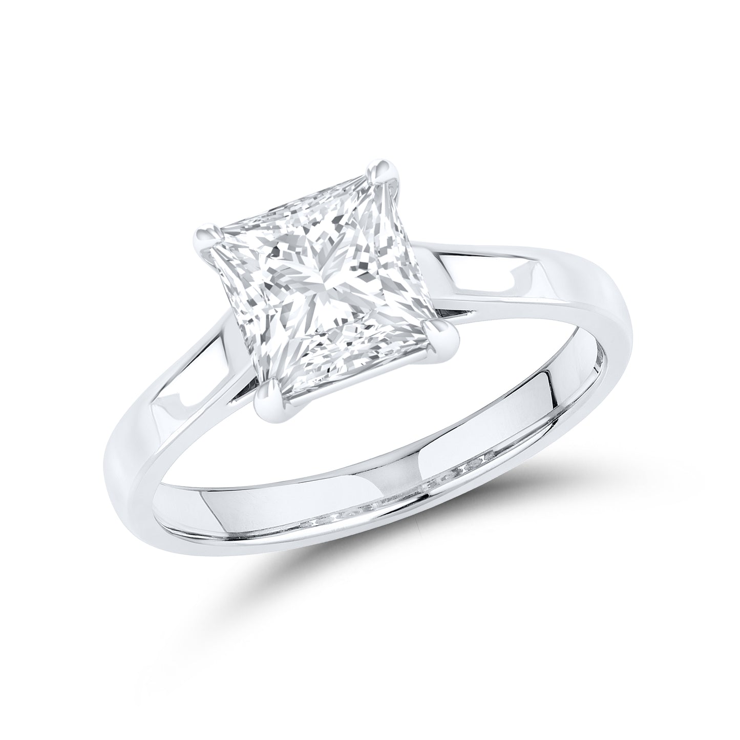 14kt White Gold 2.03 CTW Lab Diamond Ring