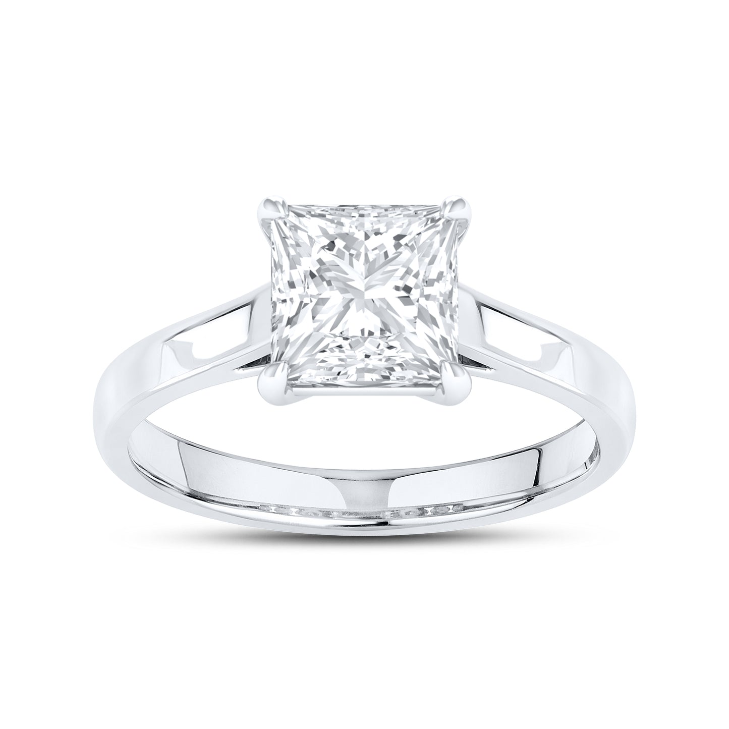 14kt White Gold 2.03 CTW Lab Diamond Ring