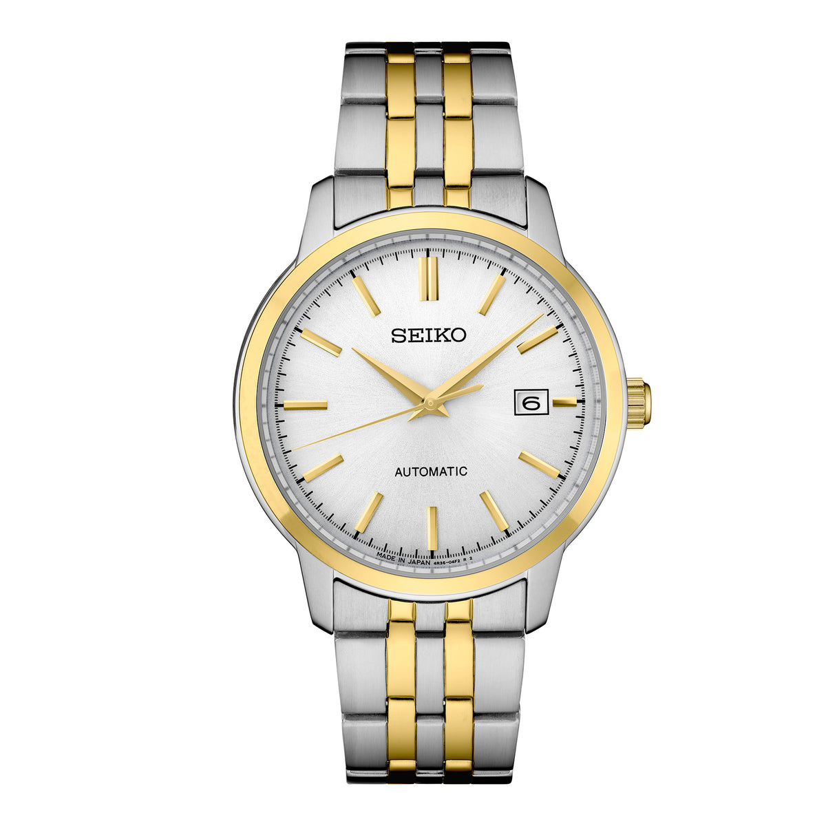 Seiko Essentials Automatic Silver Dial Men's Watch SRPH92