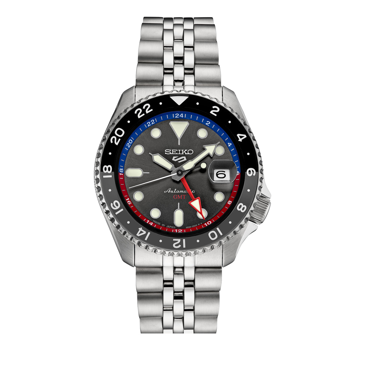 Seiko Men's 5 Sports Automatic GMT Watch  SSK019