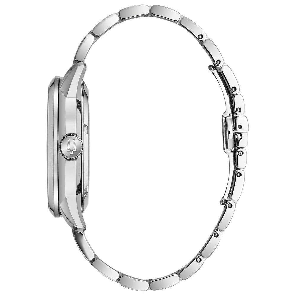 Men's Bulova Classic Sutton Automatic Skeleton Dial Bracelet Watch | 43mm | 96A208