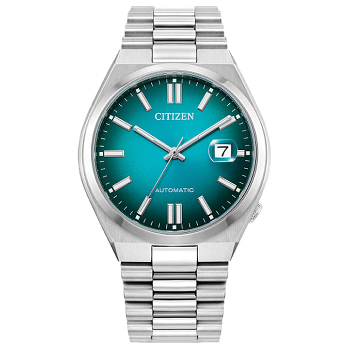 Citizen Tsuyosa Automatic Teal Dial Stainless Steel Watch 40mm - NJ0151-53X