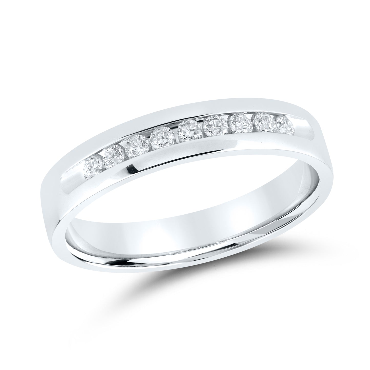 14kt White Gold 0.27 CTW Lab Diamond Men’s Ring