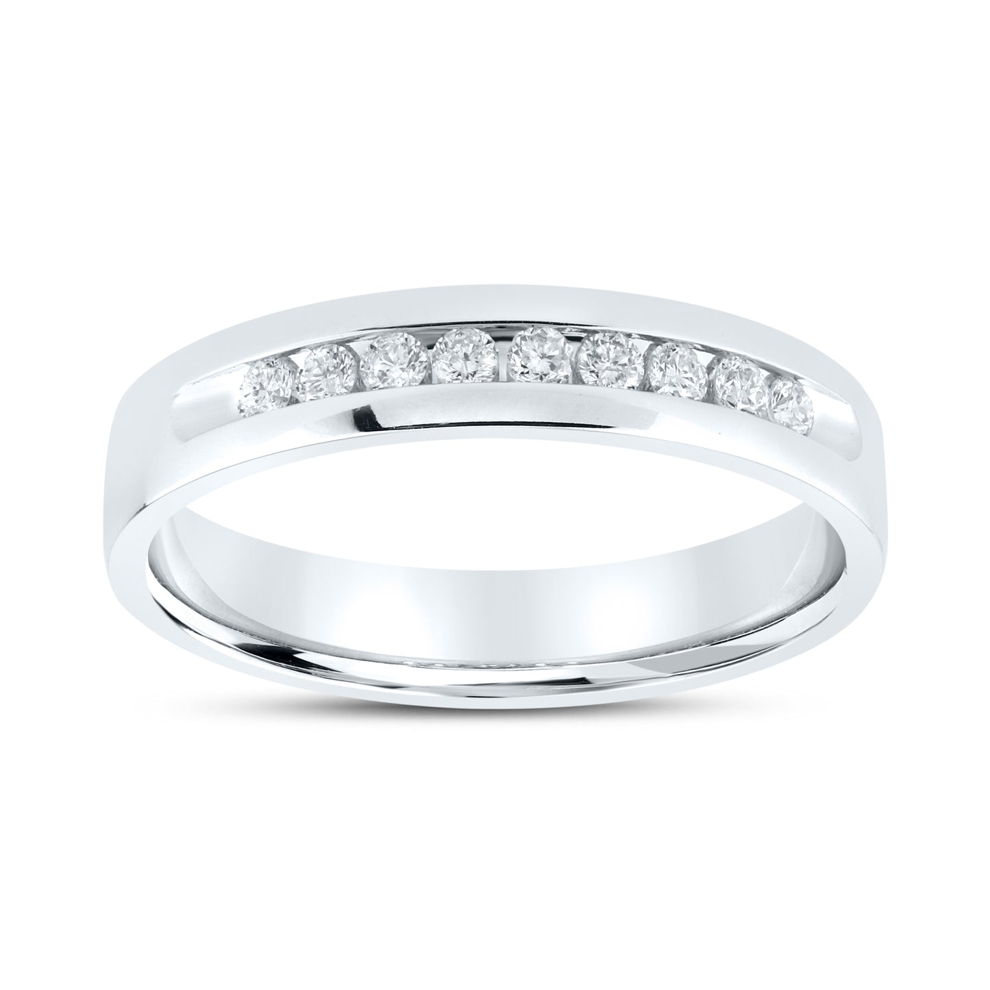 14kt White Gold 0.27 CTW Lab Diamond Men’s Ring