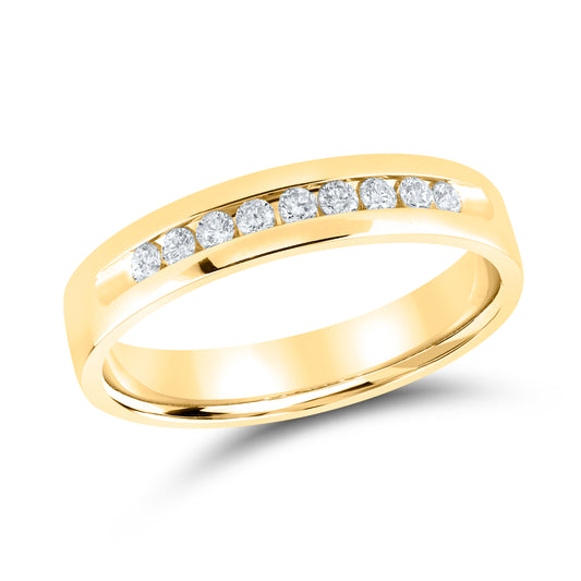 10kt Yellow Gold 0.27 CTW Men’s Diamond Ring