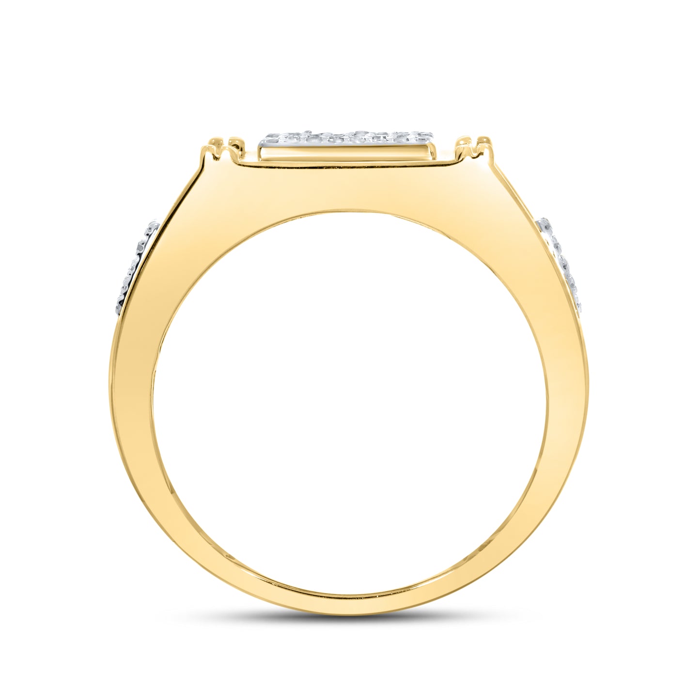 10kt Yellow Gold 0.33 CTW Men’s Diamond Ring
