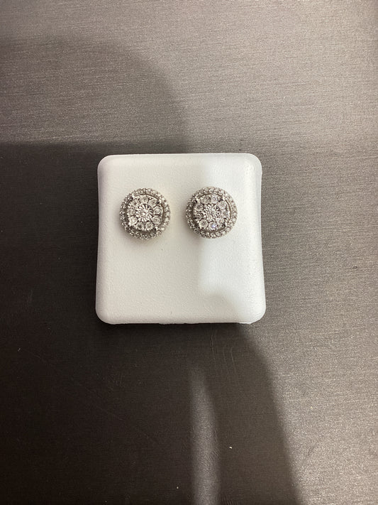 10kt Yellow Gold 0.20 CTW Natural Diamond Earrings