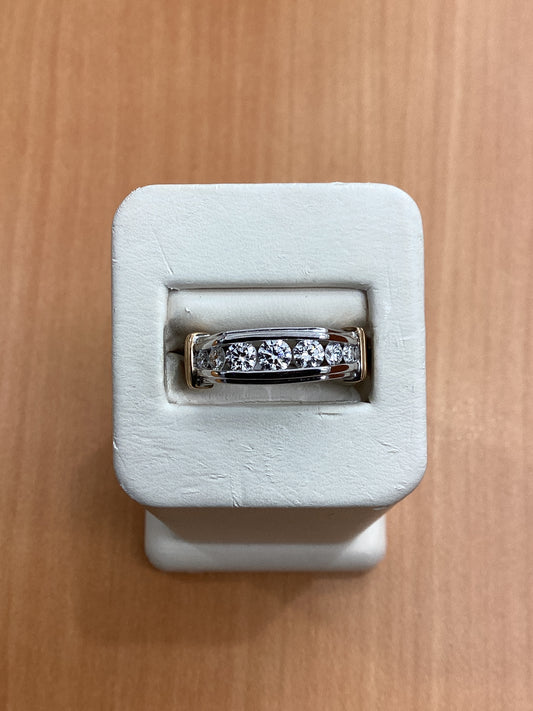 14kt White Gold 0.75 CTW Mens Lab Diamond Ring